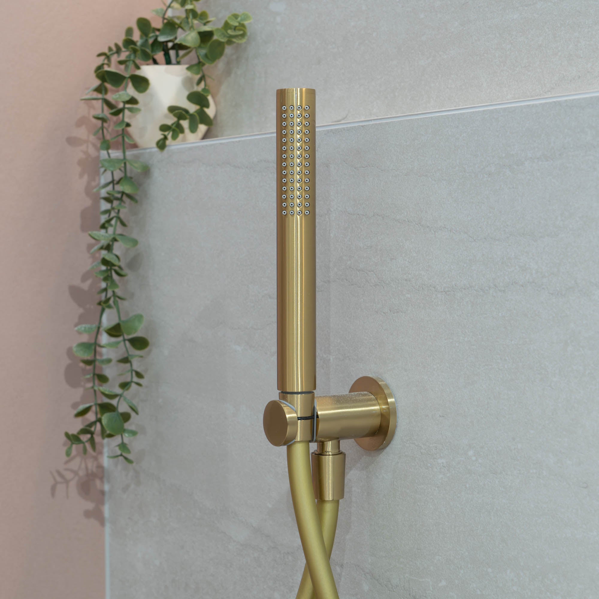 granlusso portofino pencil handset brushed brass