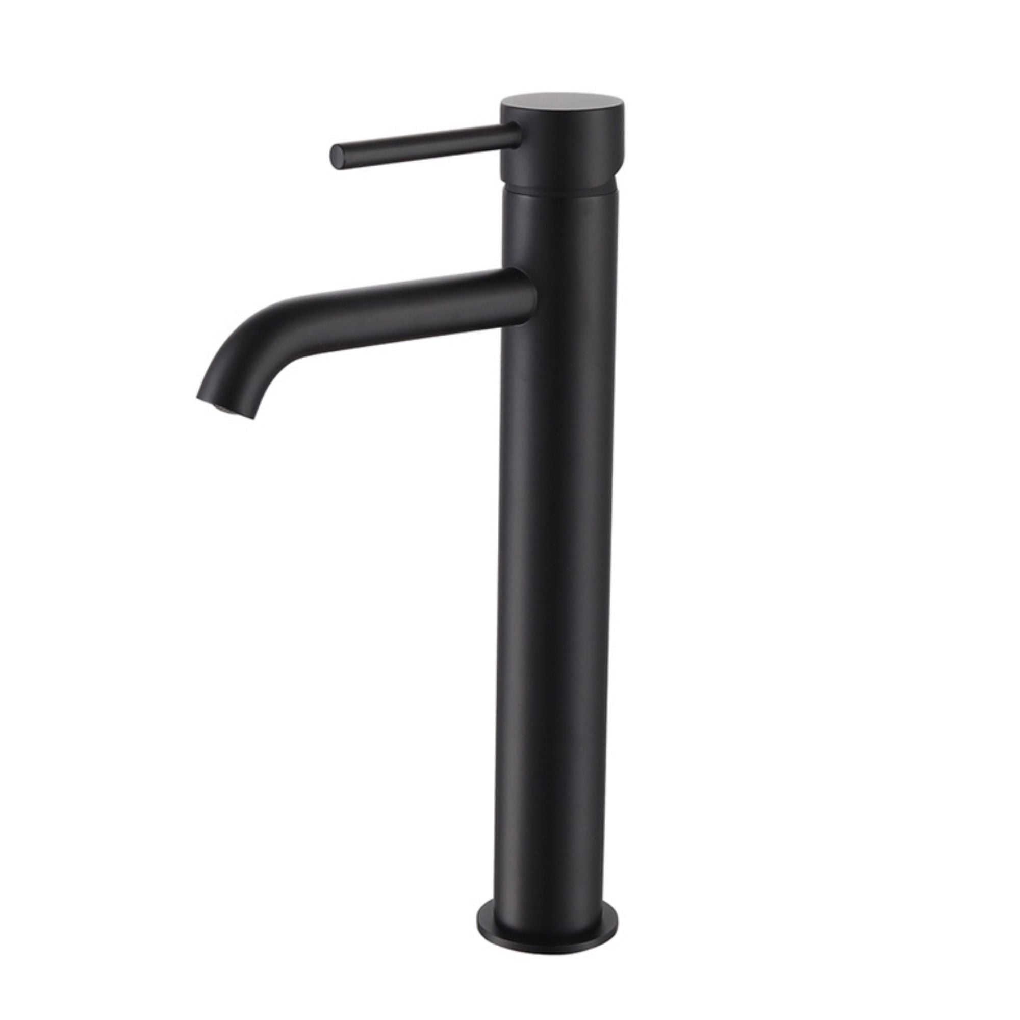 granlusso portofino tall basin mixer matt black