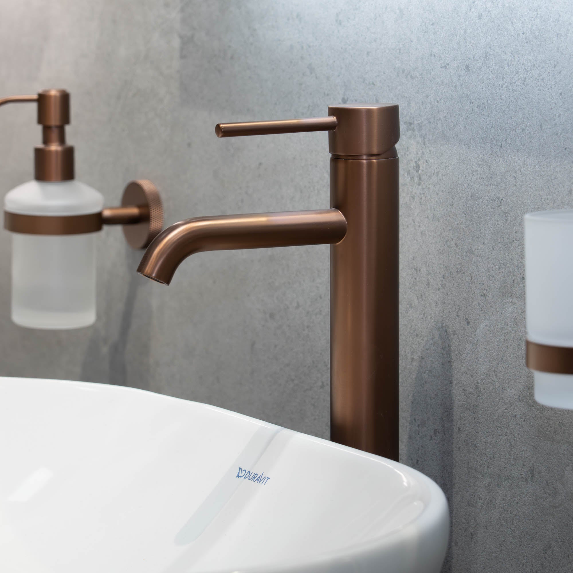 Granlusso Portofino Tall Basin Mixer bronze