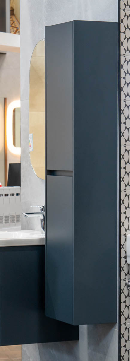 Granlusso Serenity Tallboy Unit Wall Mounted blue