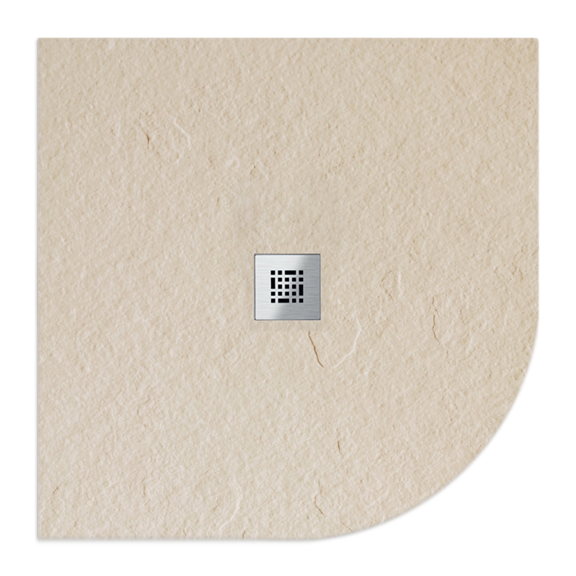 Granlusso™ Slim Quadrant Slate Shower Tray - Sand