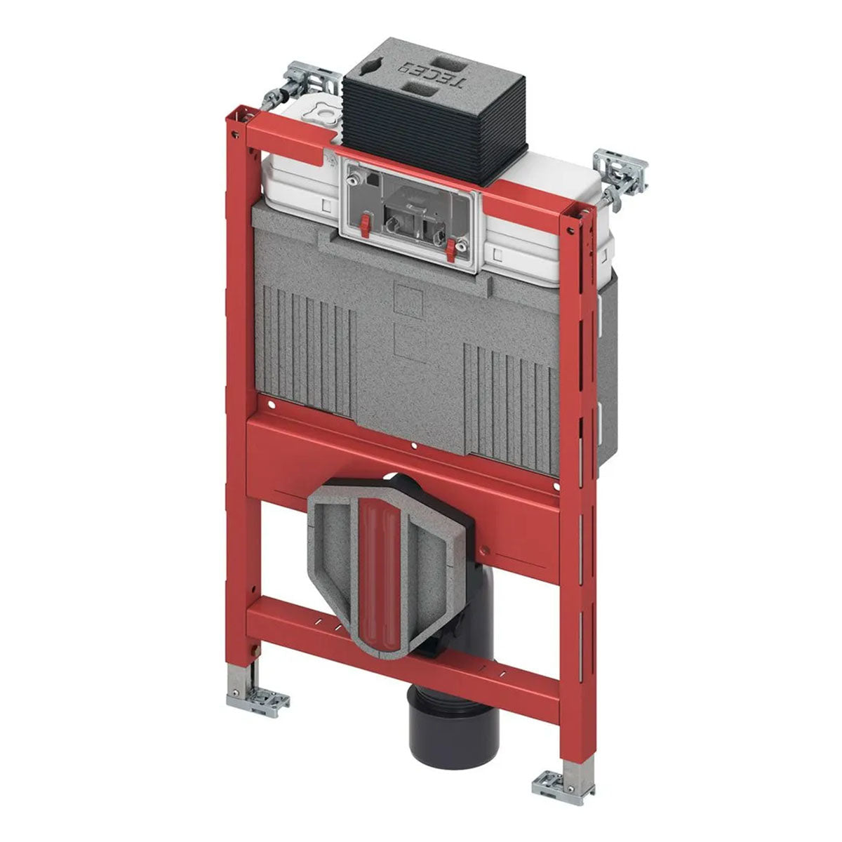 granlusso tece wall hung toilet frame with concealed cistern 820mm