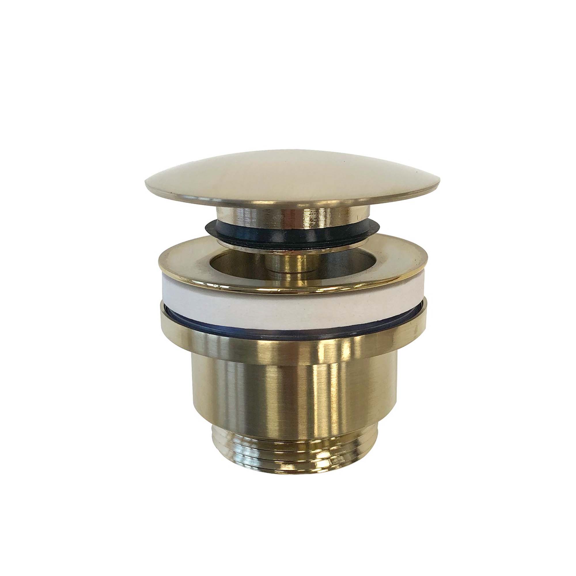 granlusso universal basin waste brushed brass