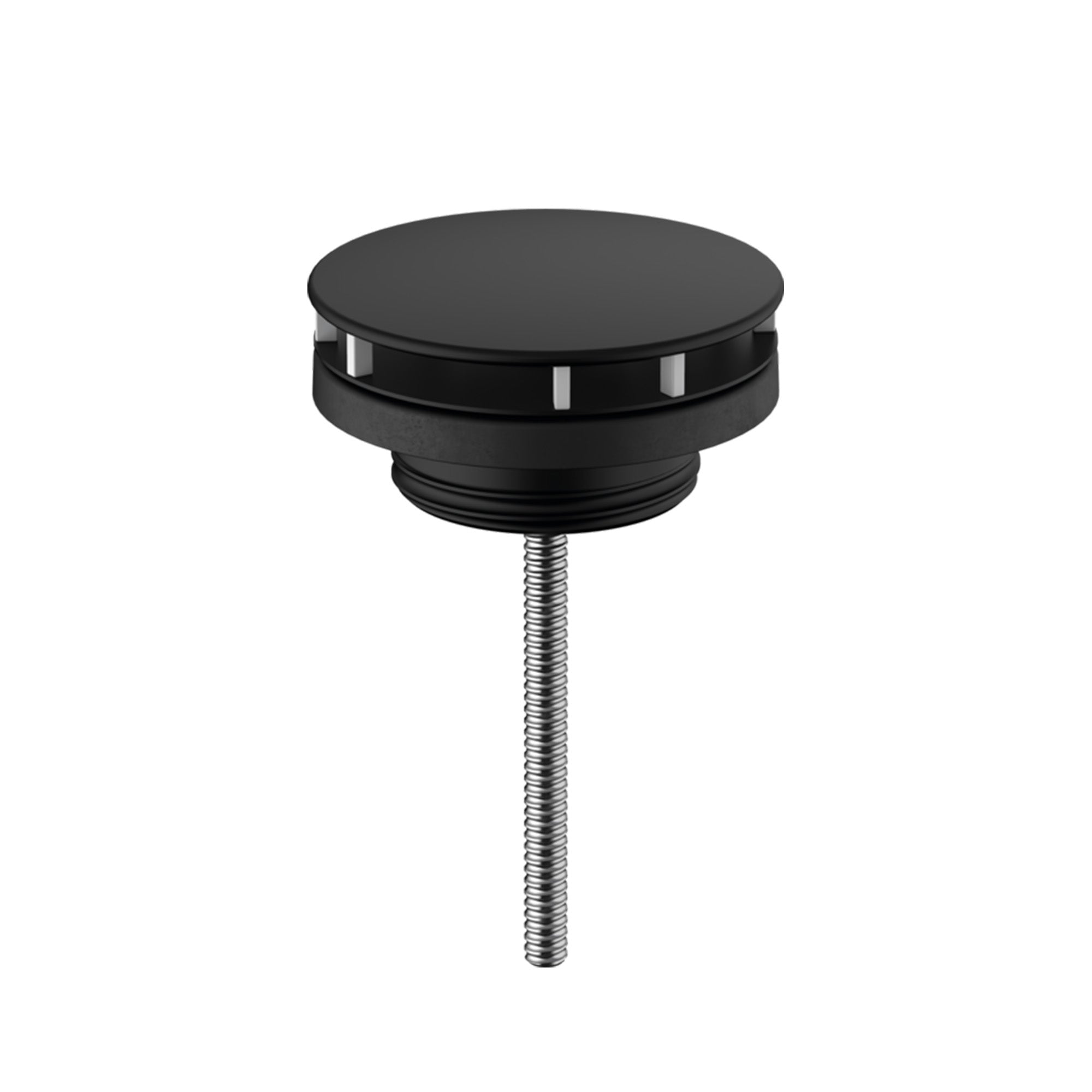 hansgrohe free flow non closing waste matt black