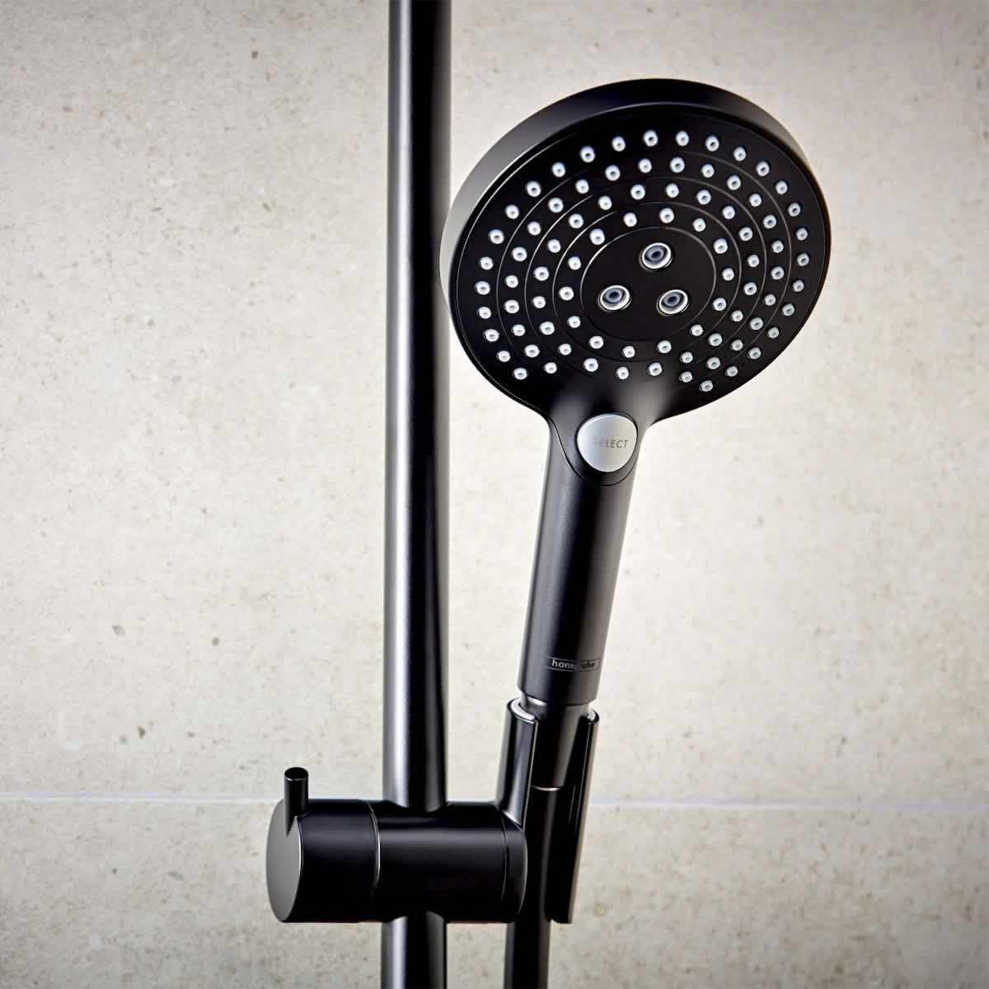 hansgrohe raindance select s hand shower 120 3 jet matt black
