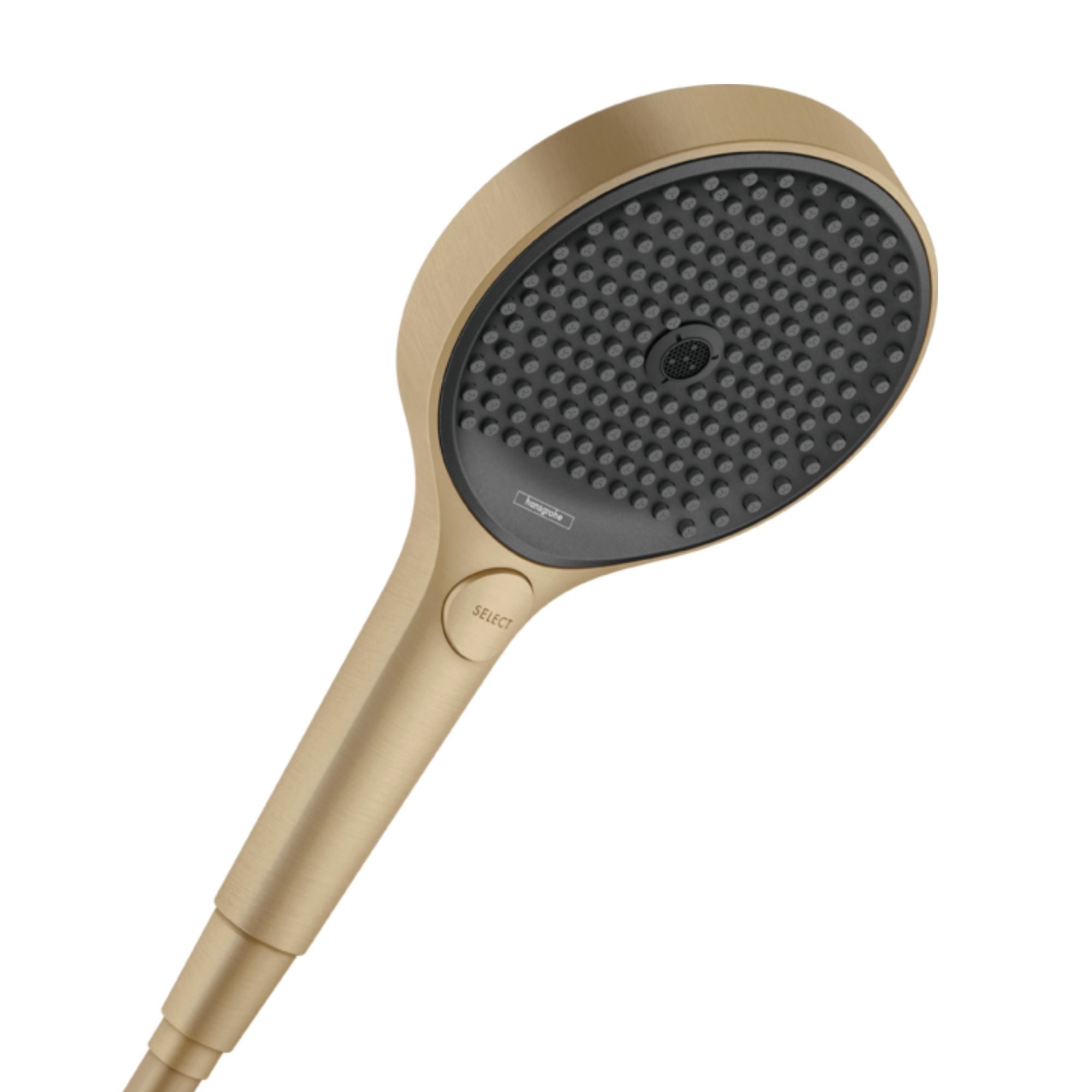 Axor Showerselect ID 2 Outlet Shower Valve with Rainfinity 360 Overhead & Slide Rail Kit - Brushed Bronze