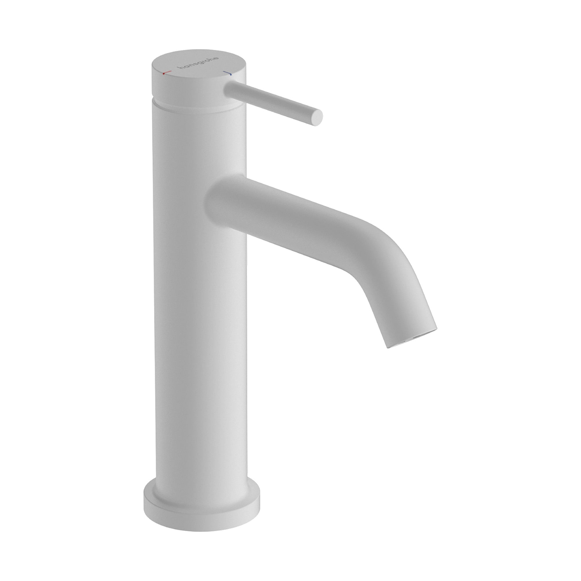 hansgrohe tecturis s single lever basin mixer 110 coolstart with pop up waste matt white