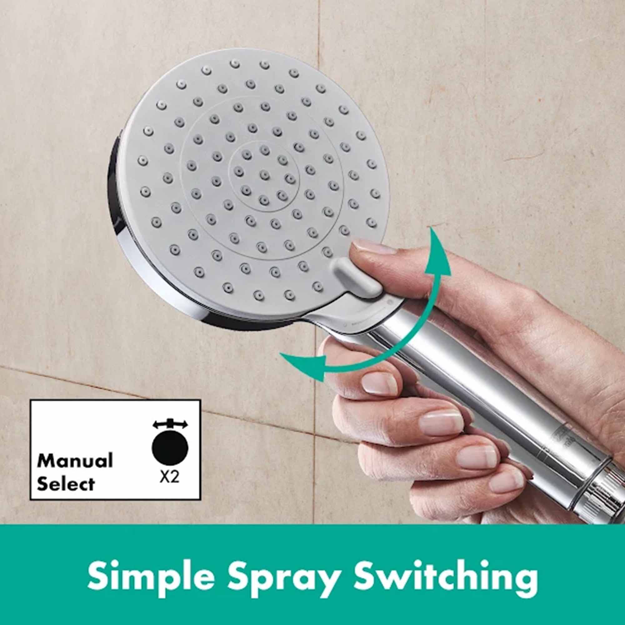 hansgrohe vernis blend 2 hole deck mounted bath shower mixer with handset matt black