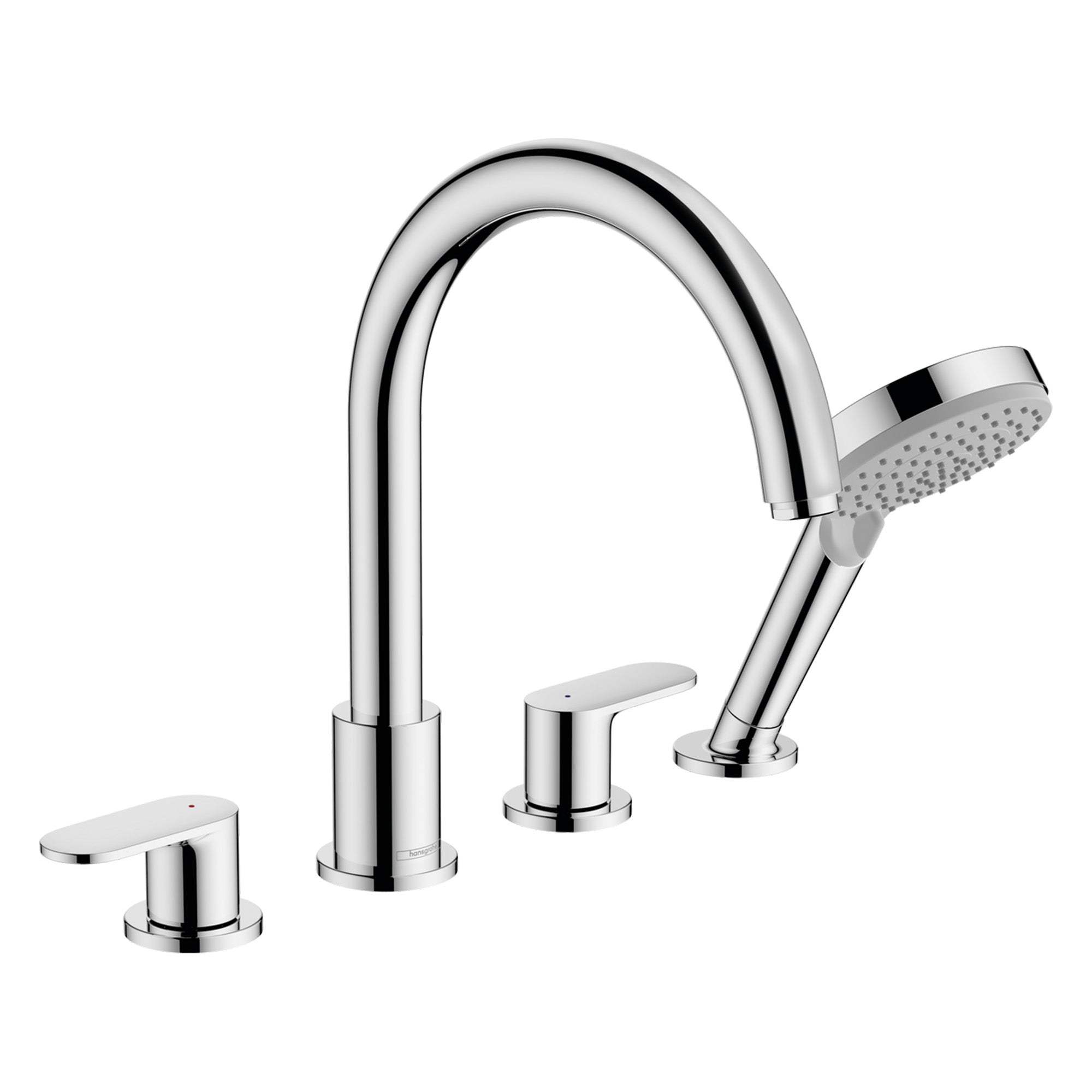 hansgrohe vernis blend 4 hole bath shower mixer chrome