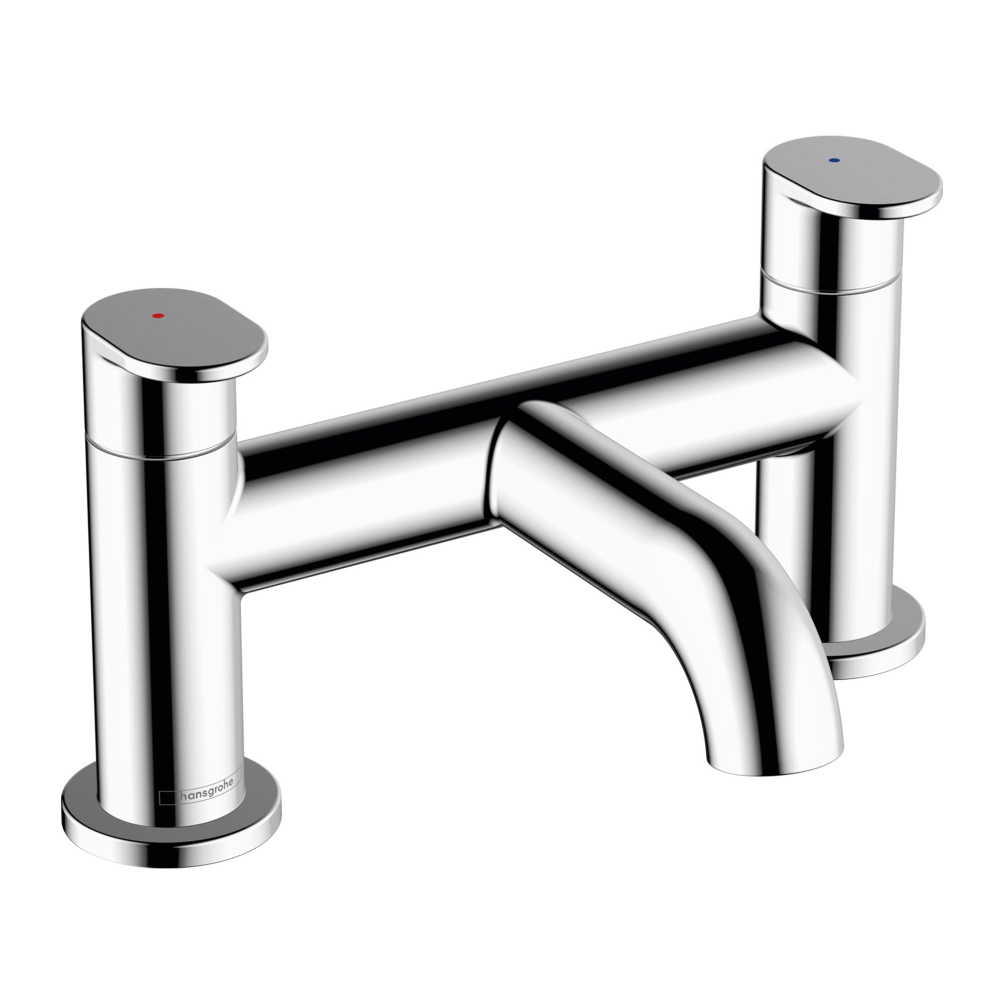 hansgrohe vernis blend deck mounted bath filler chrome