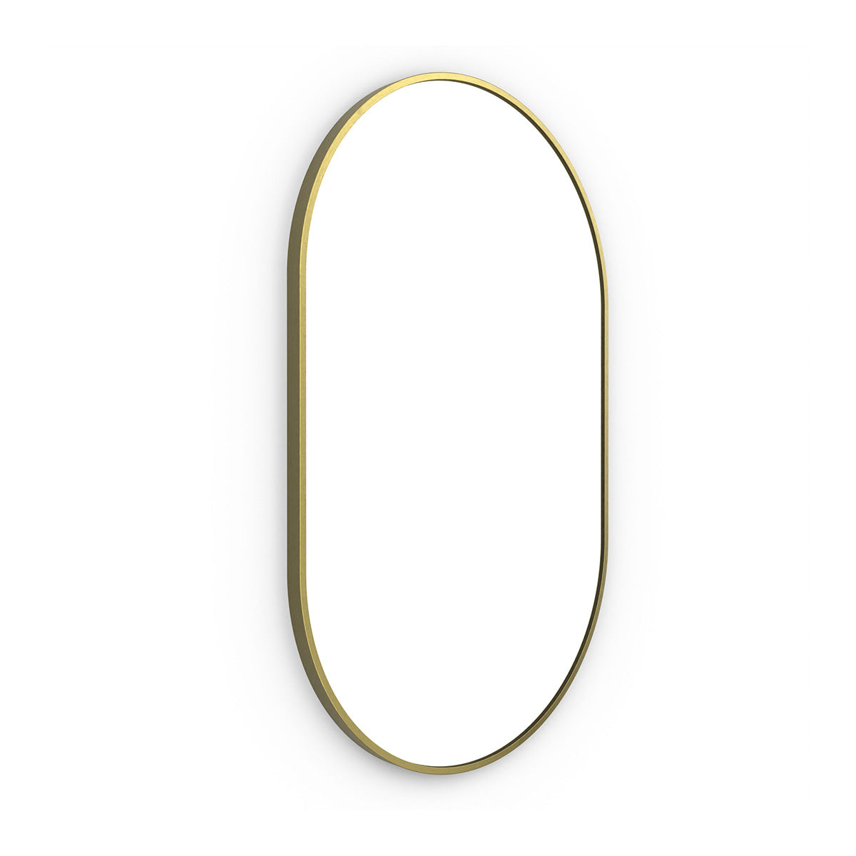 harbour capsule mirror 50x80cm brushed brass
