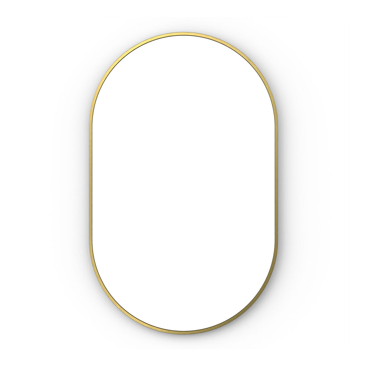 harbour capsule mirror 50x80cm brushed brass