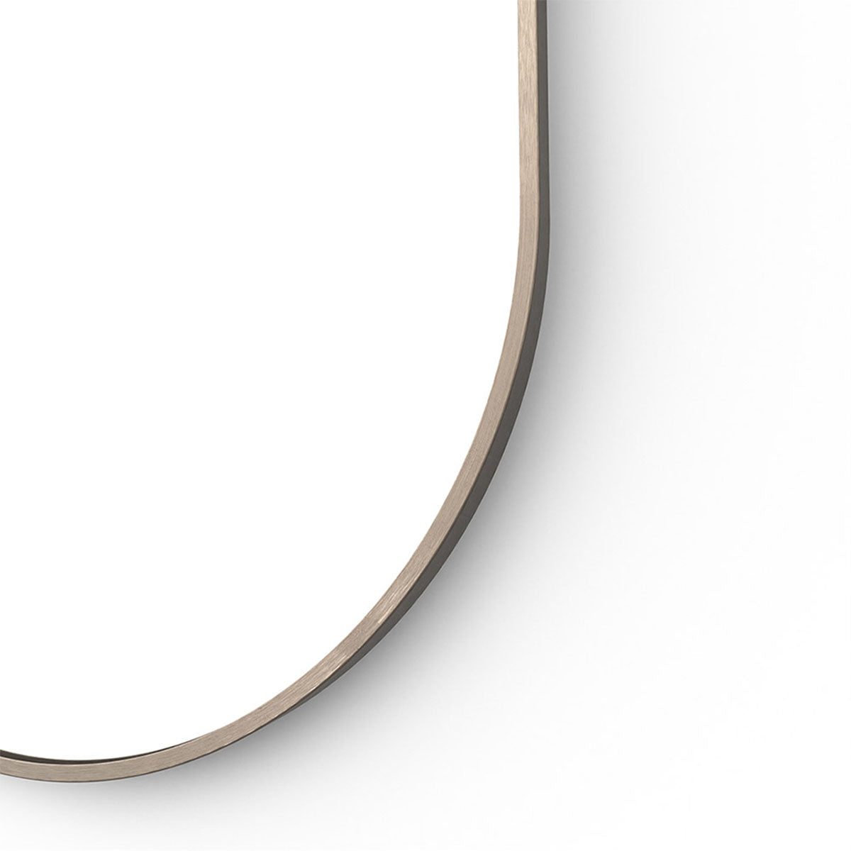 harbour capsule mirror 50x80cm brushed bronze