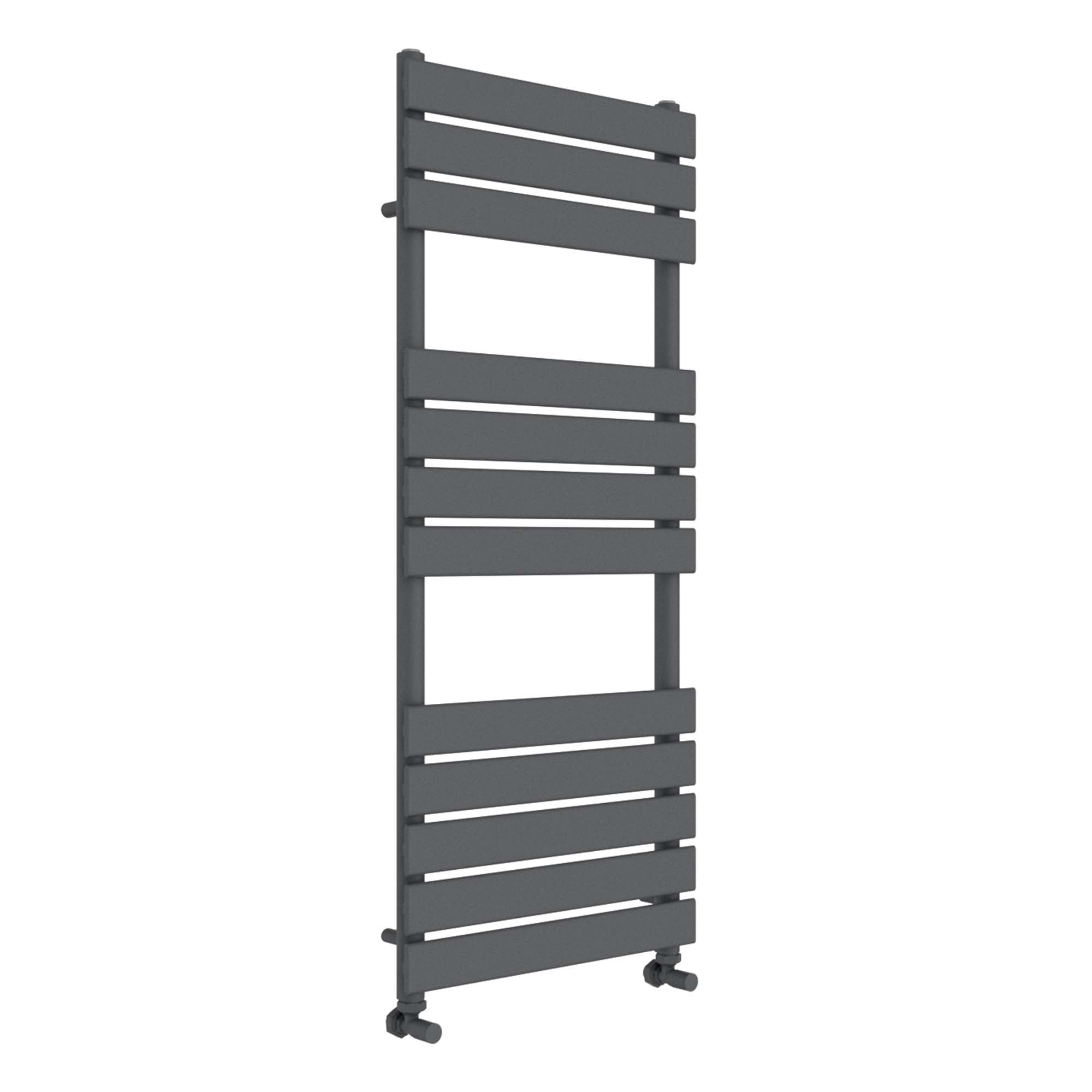 harper designer heated towel rail 1200x450mm gunmetal