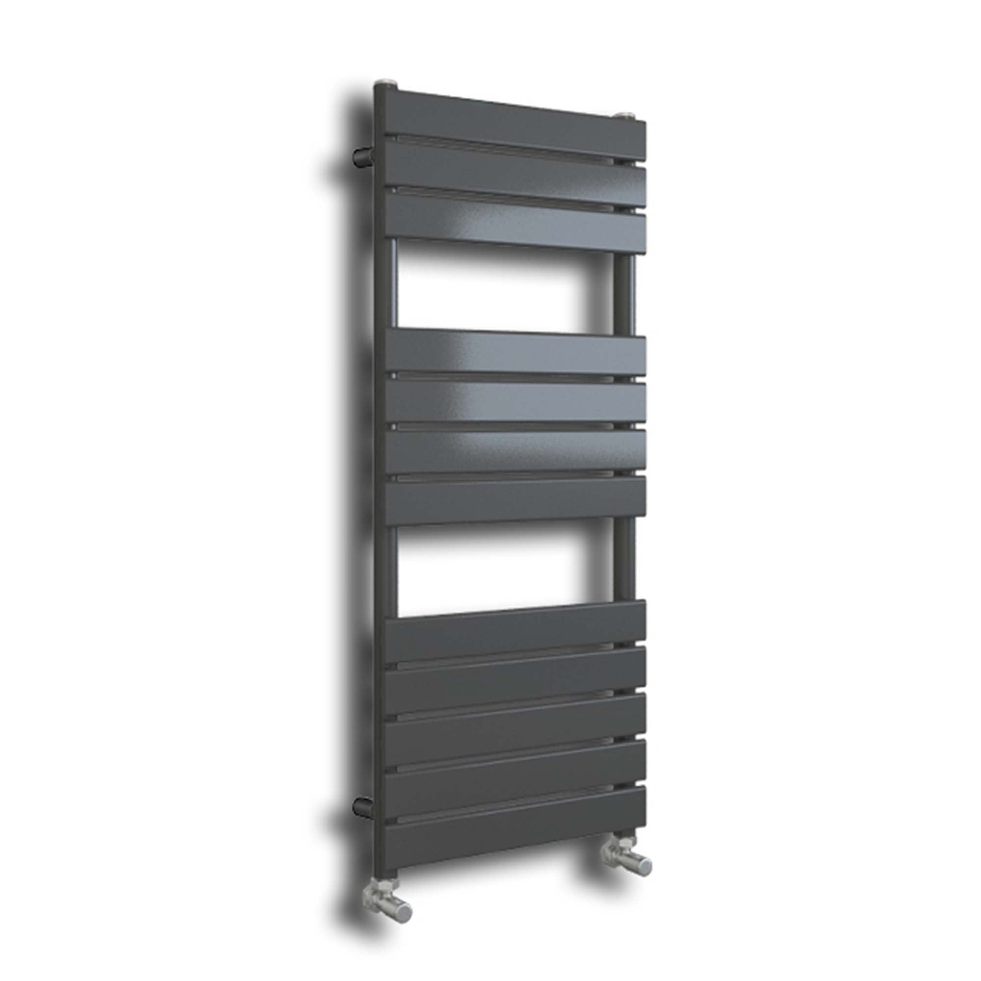Modern Anthracite Towel Shelf Milano Neva Dual Fuel Anthracite