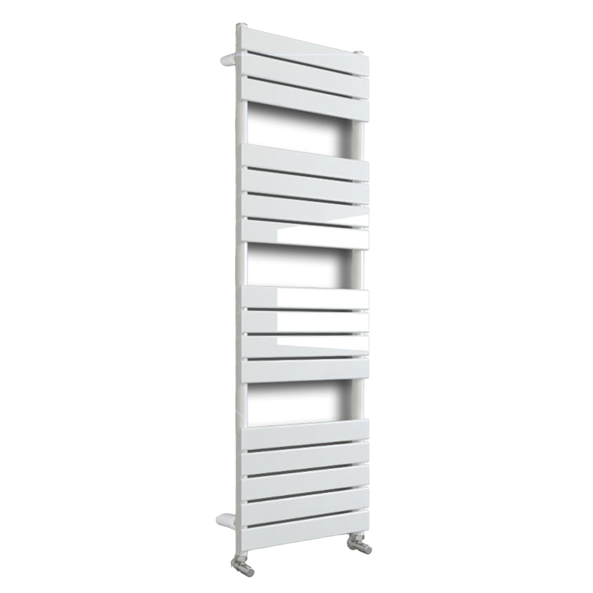 harper designer heated towel rail 1600x600mm white