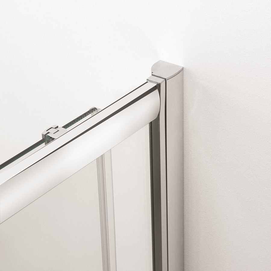 Crosswater Kai 6 Corner Entry Sliding Door Silver - 800mm