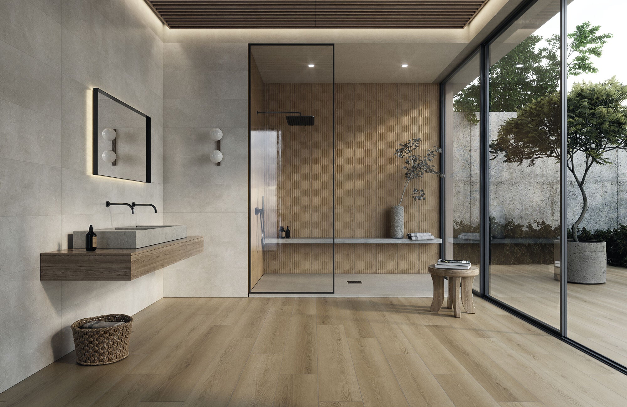Kaizen Honey Decor Wood-Effect Porcelain Tile 33x100cm Matt