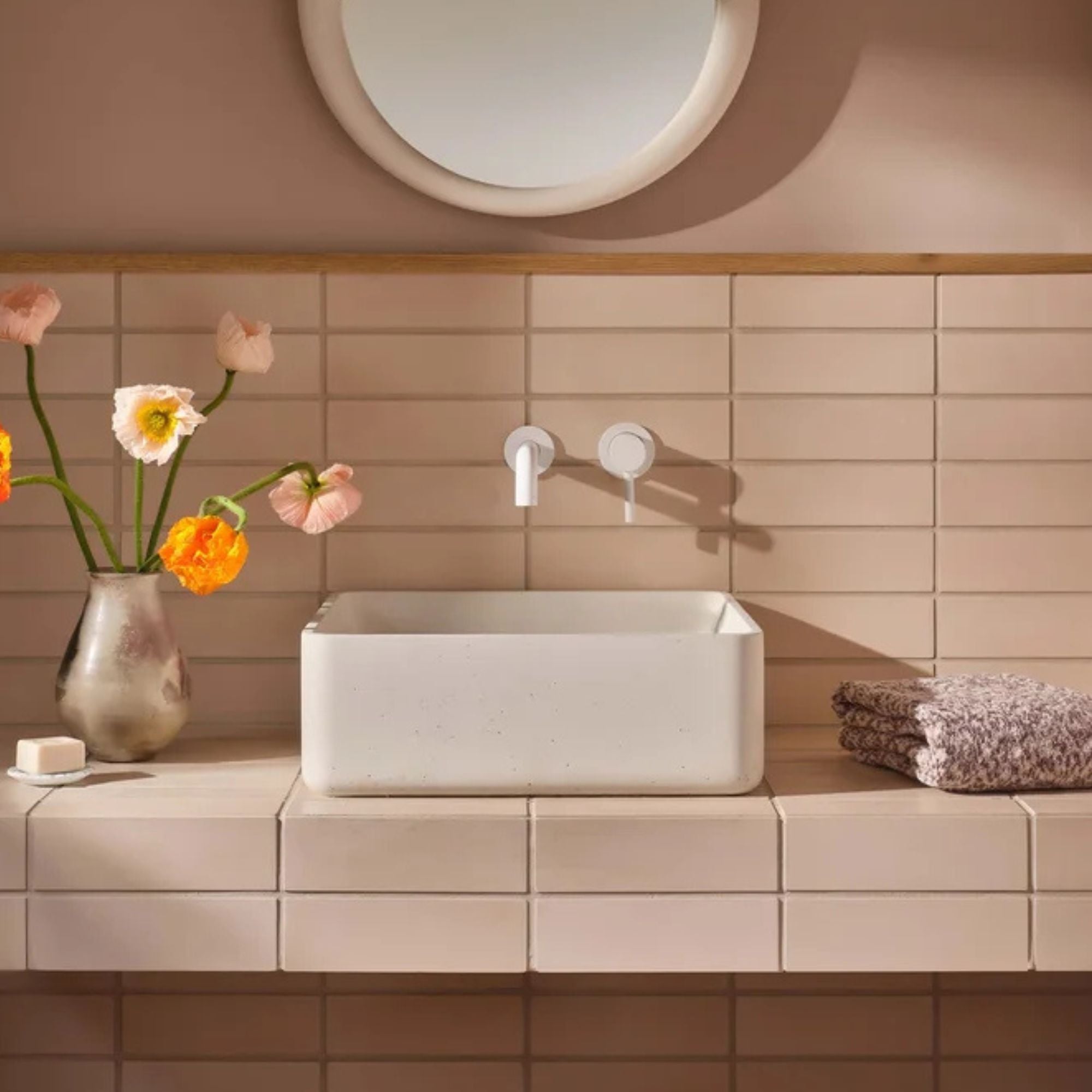 Kast Arla Countertop Concrete Basin