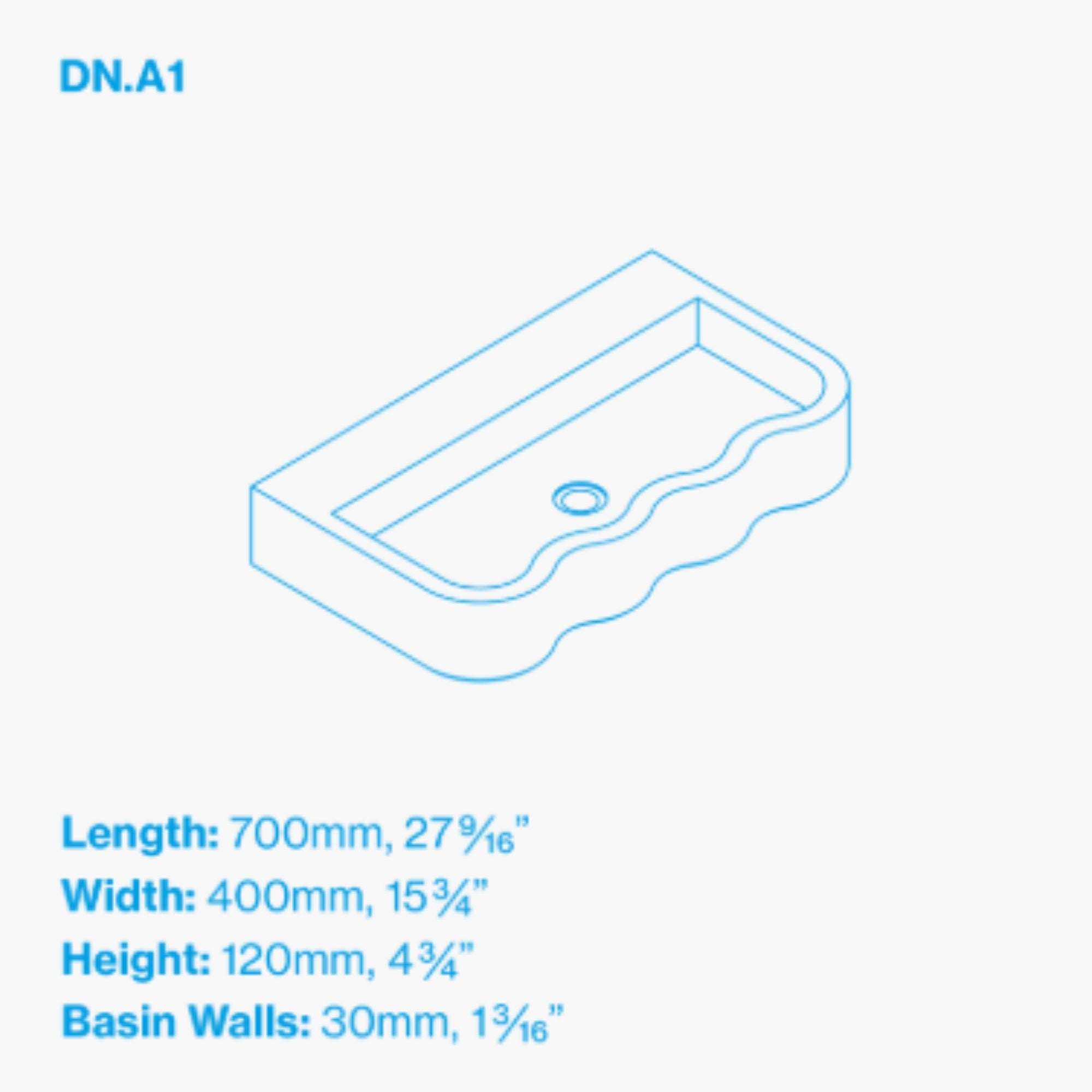 Kast Dune Wall-Mounted Concrete Basin