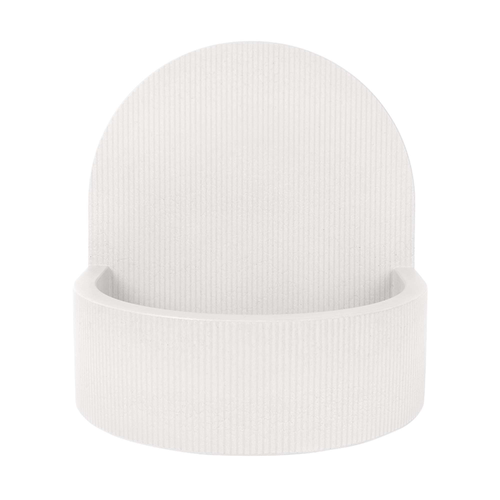 kast elma concrete basin with splashback white