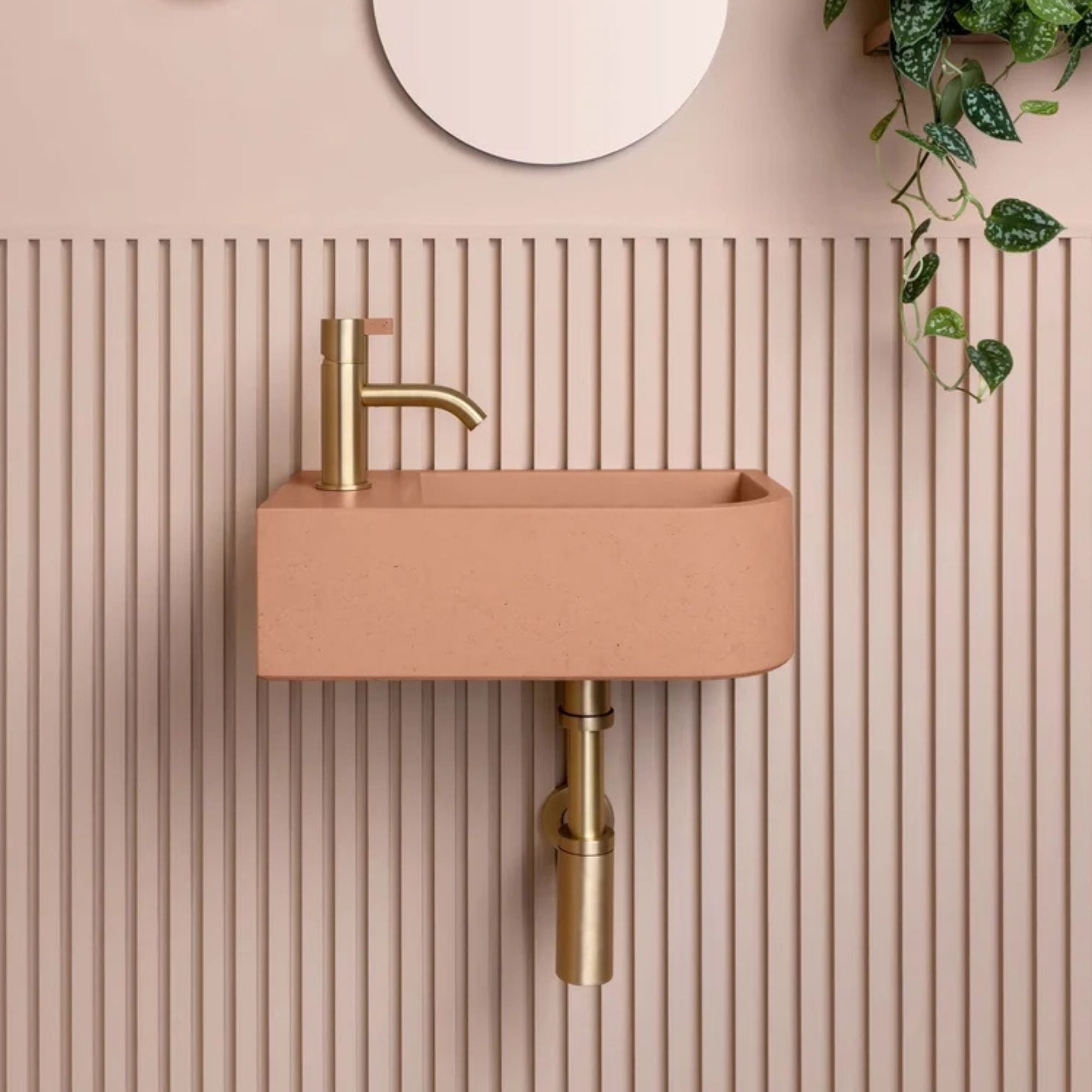 Kast Juno Wall-Mounted Concrete Basin