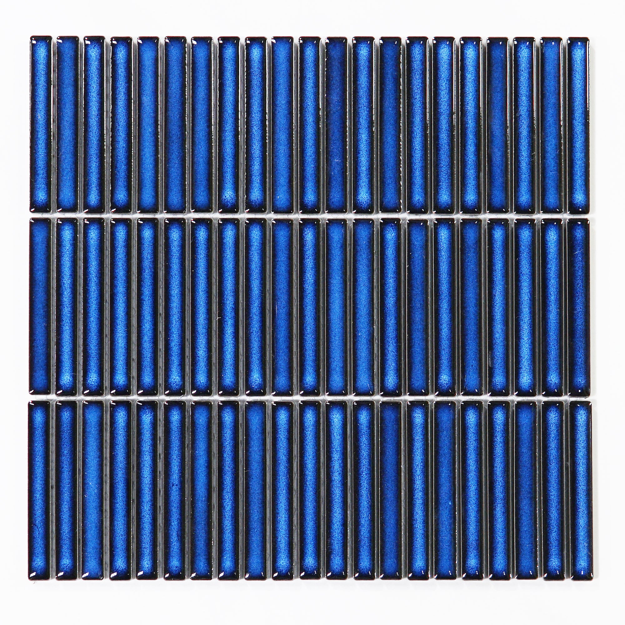 Linea Azure Kit-Kat Wall & Floor Mosaic Tile 30x29cm Gloss