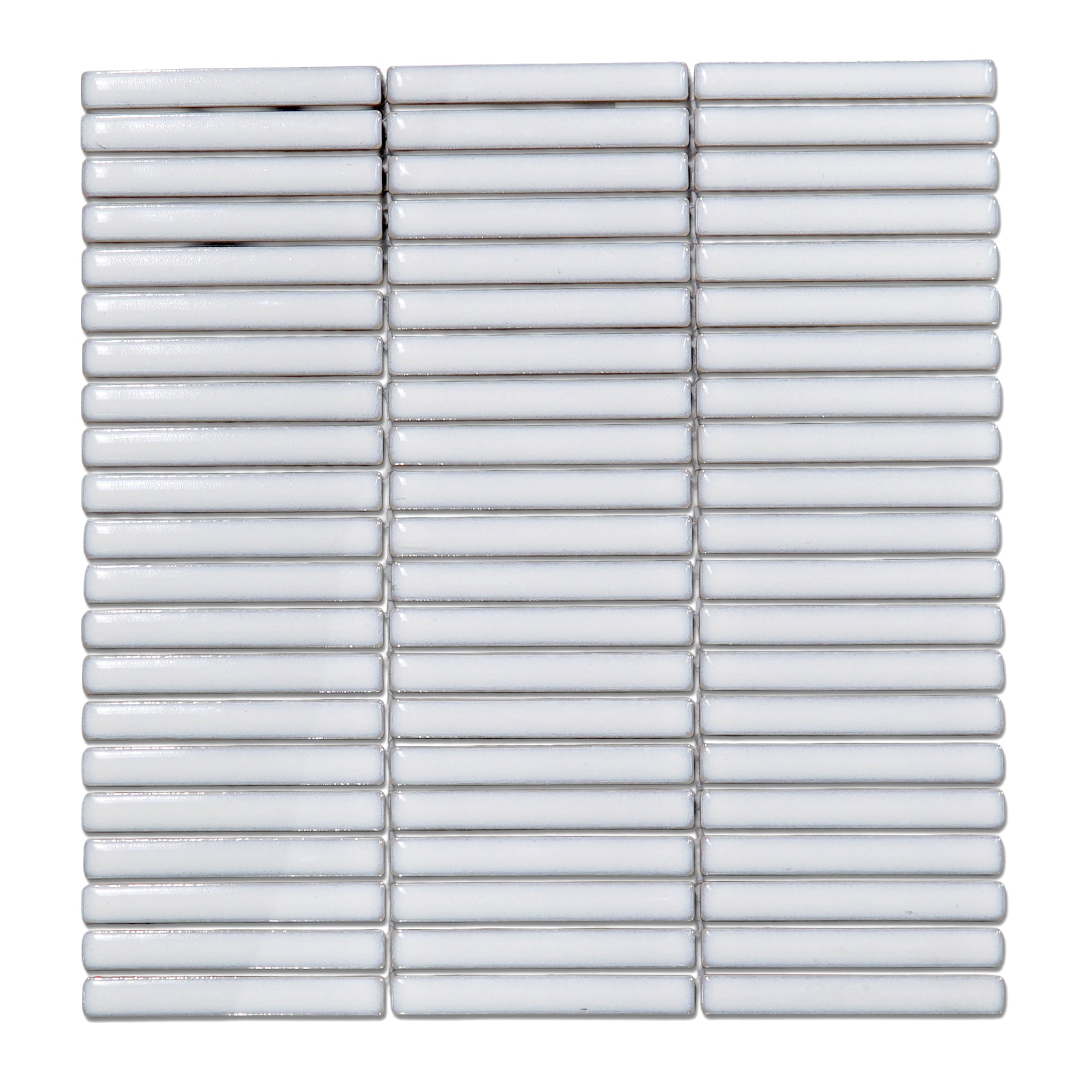 Linea Bianco Kit-Kat Wall & Floor Mosaic Tile 30x29cm Gloss