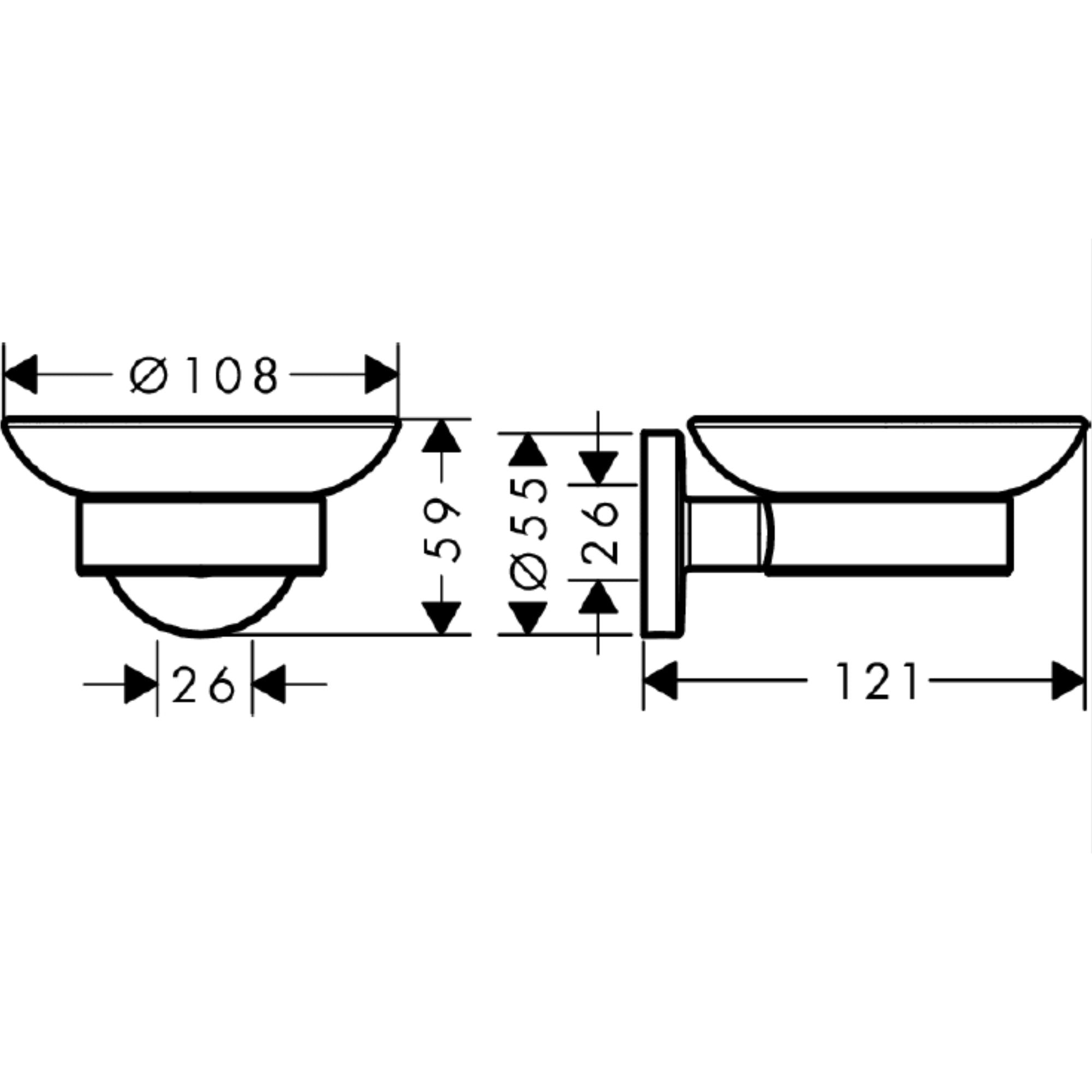 Hansgrohe Logis Universal Bathroom Accessories Pack