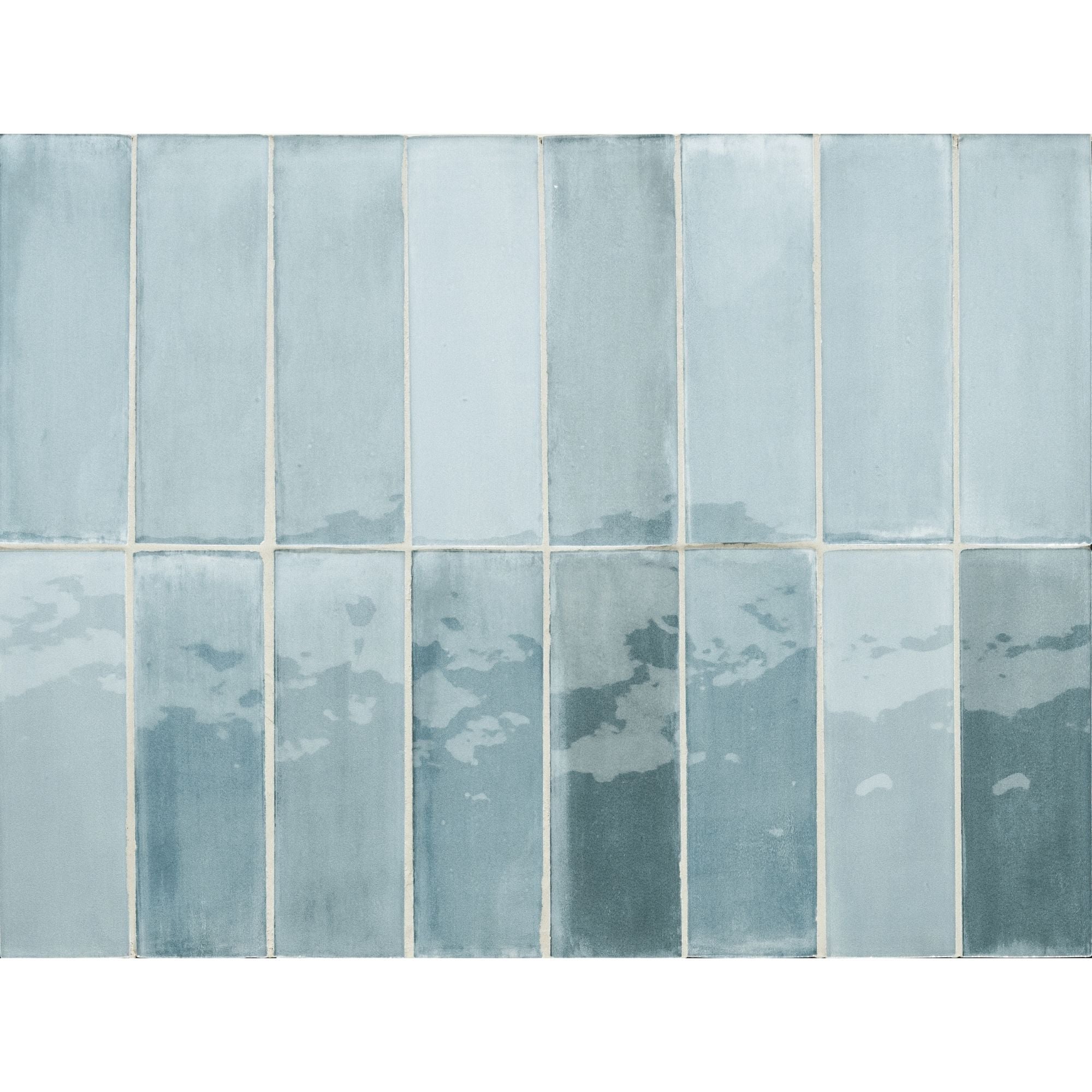 Lush Cerulean Wall Tile 5x16cm Gloss