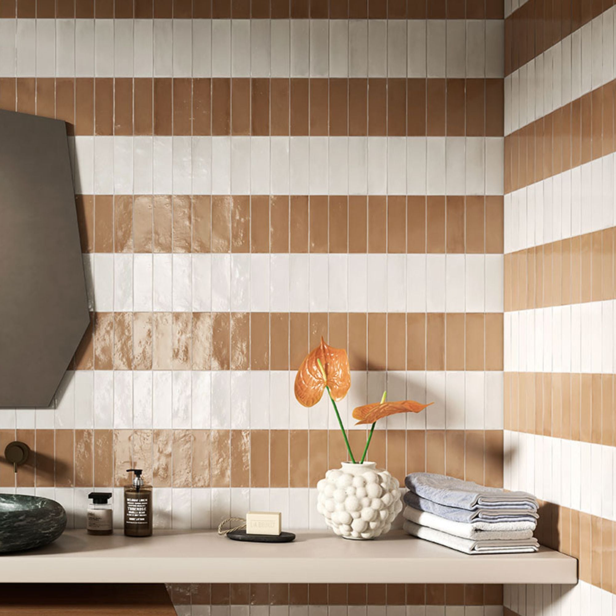 Lush Claytone Wall Tile 5x16cm Gloss