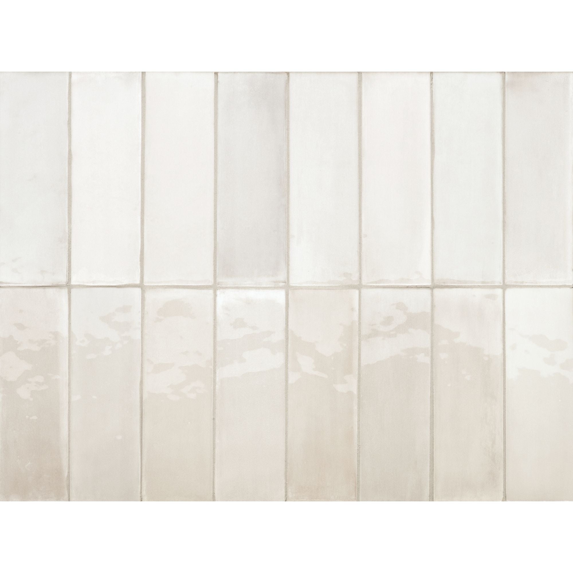 Lush Seashell Glow Wall Tile 5x16cm Gloss
