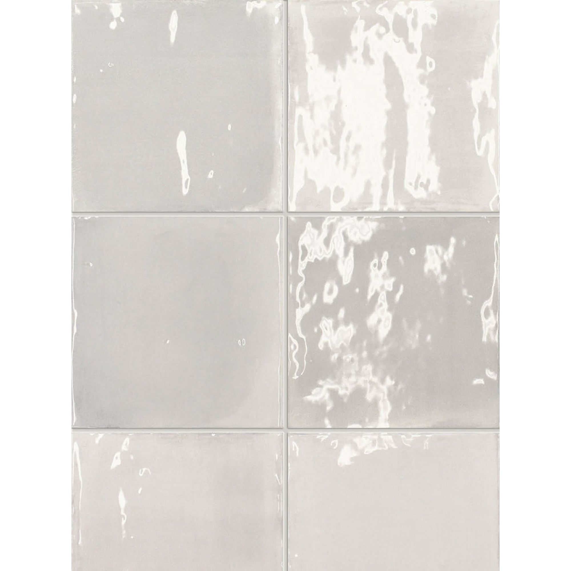 Lush Square Rain Wall Tile 12.5x12.5cm Gloss
