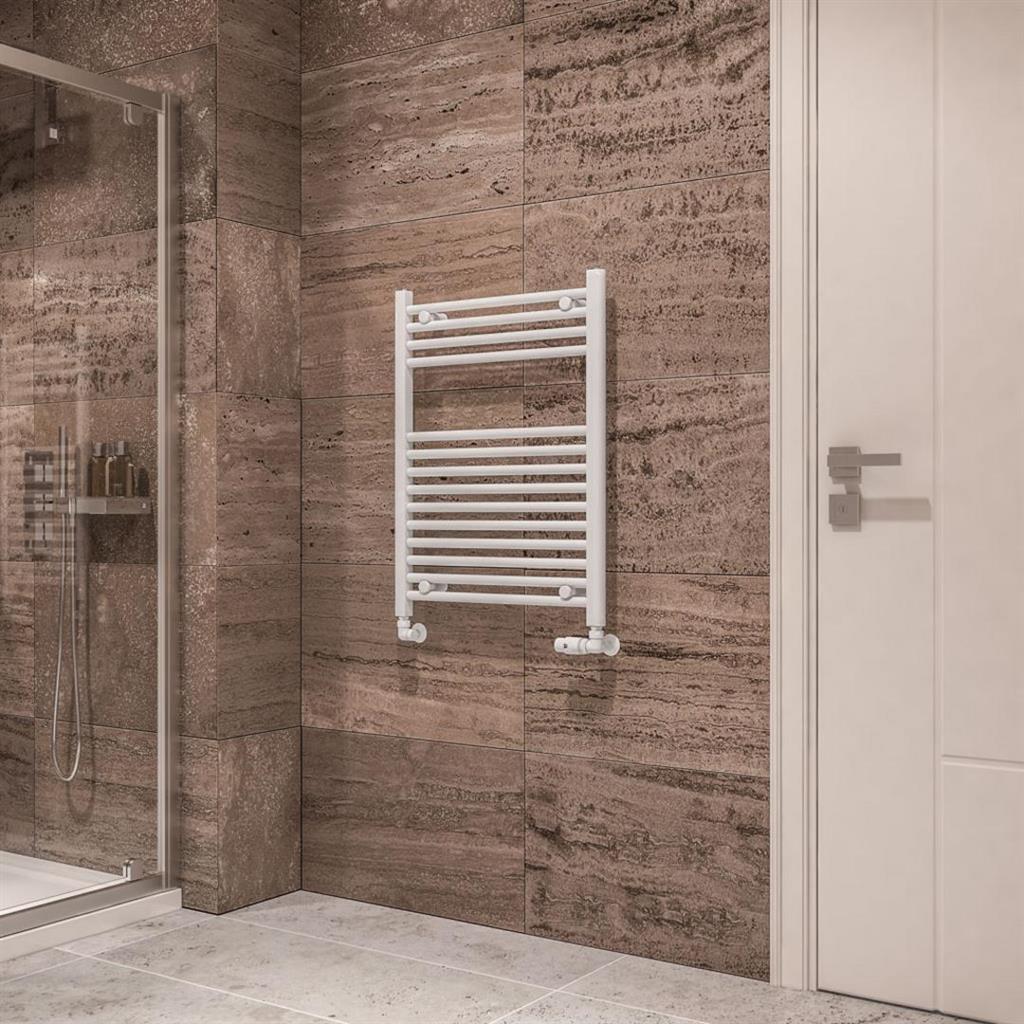 Madrid All Electric Heated Towel Rail - Gloss White