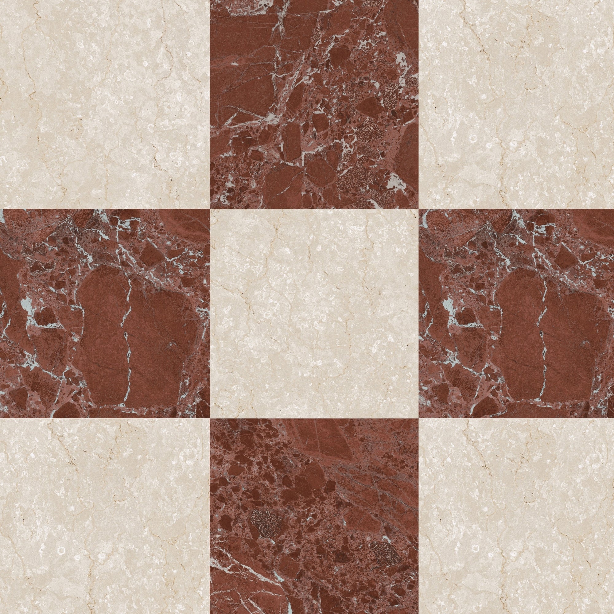 Majestic Crema Marfil Marble Effect Porcelain Tile 30x30cm Matt