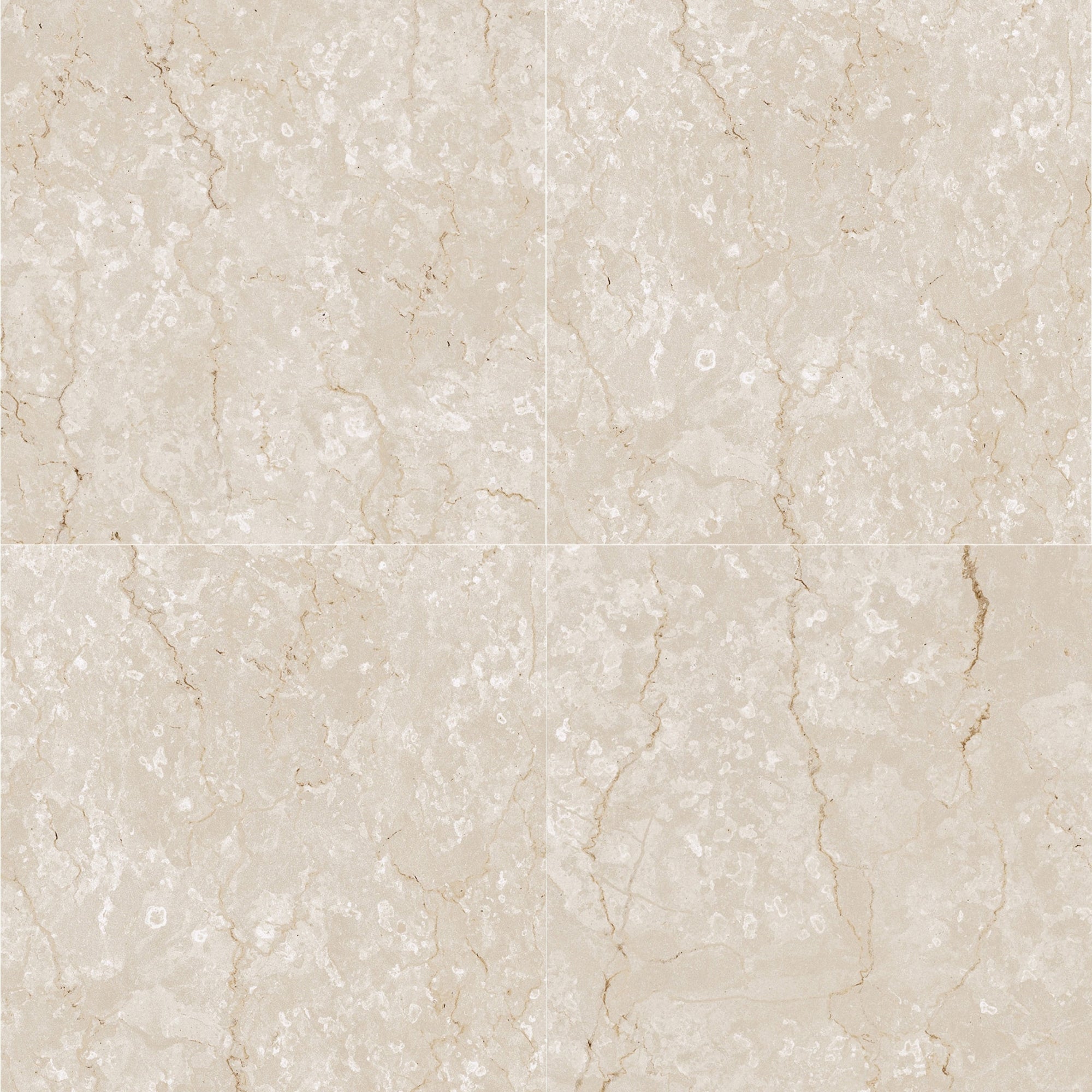 Majestic Crema Marfil Marble Effect Porcelain Tile 60x60cm Matt