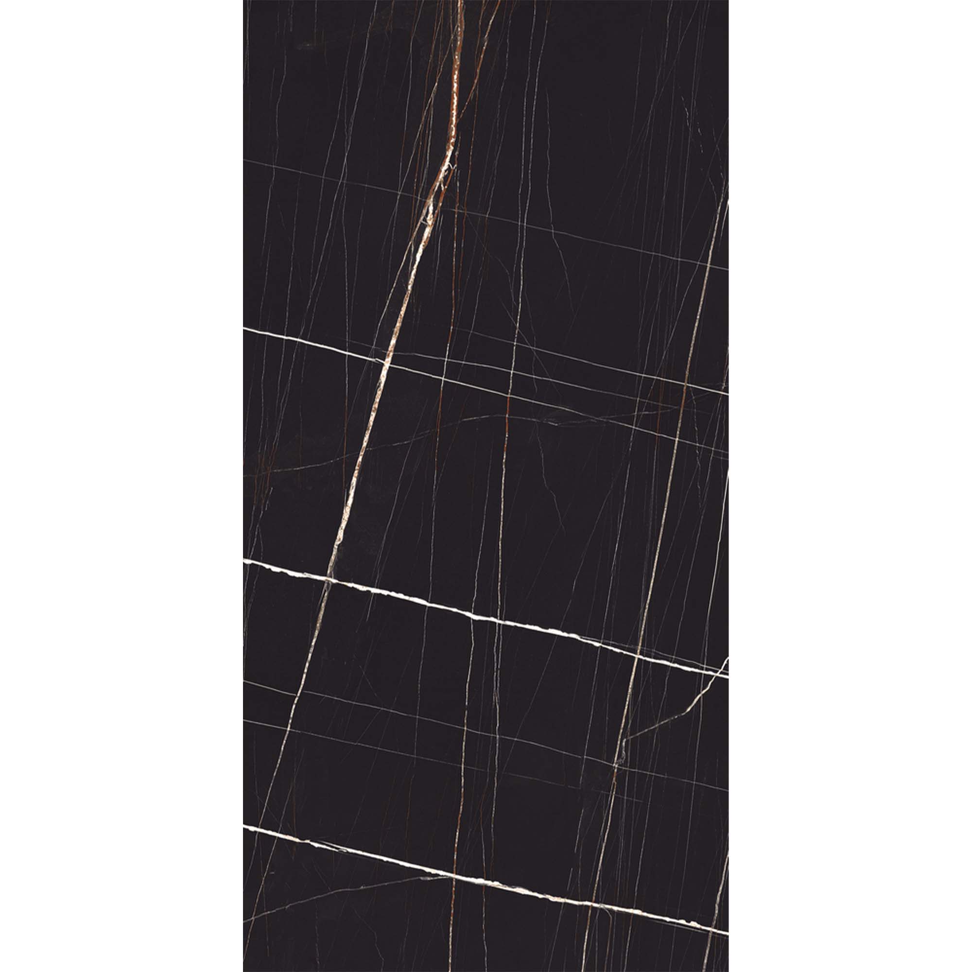 marble experience sahara noir marble effect porcelain tile 60x120cm polished