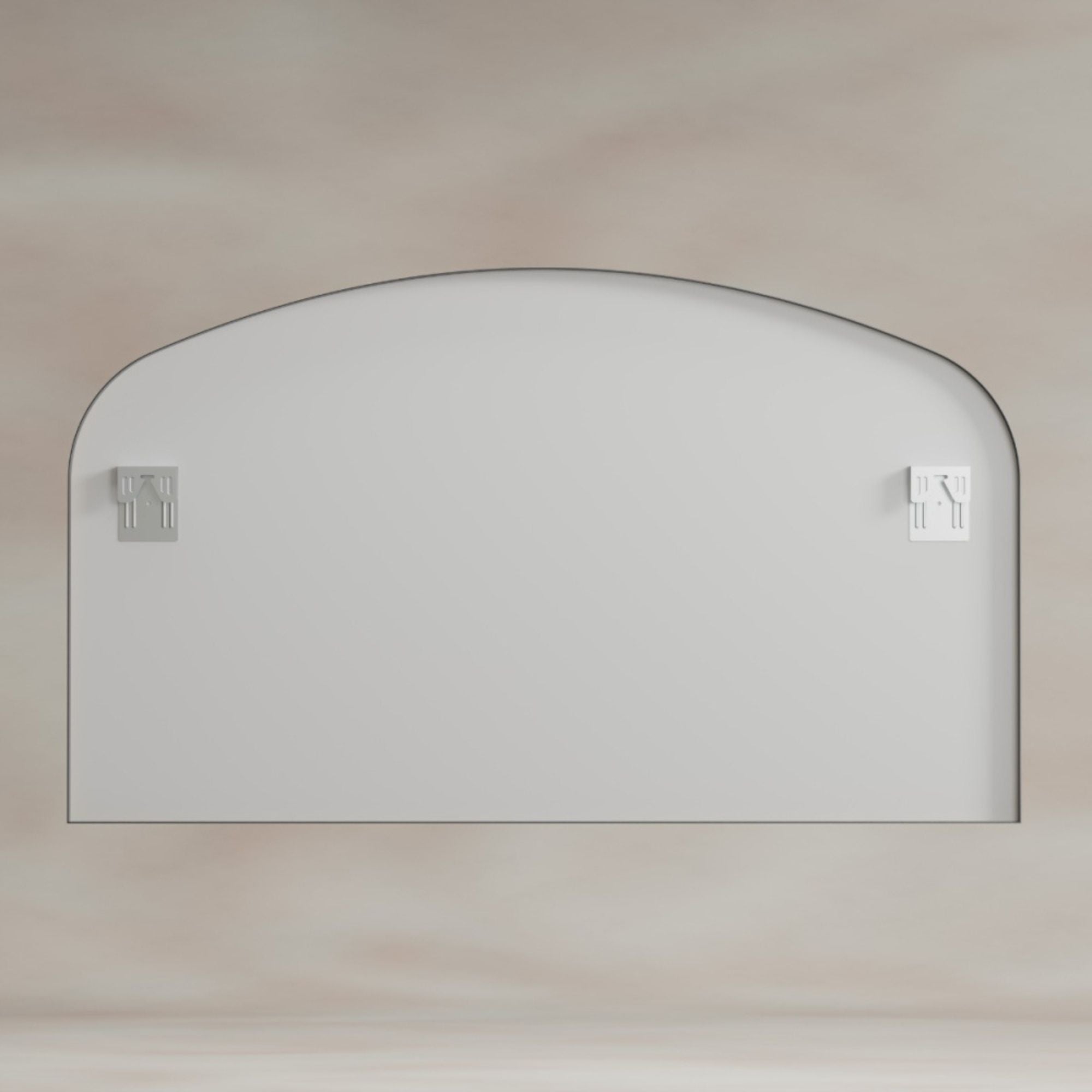 Marina Arched 120x70cm Bathroom Mirror Brushed Brass