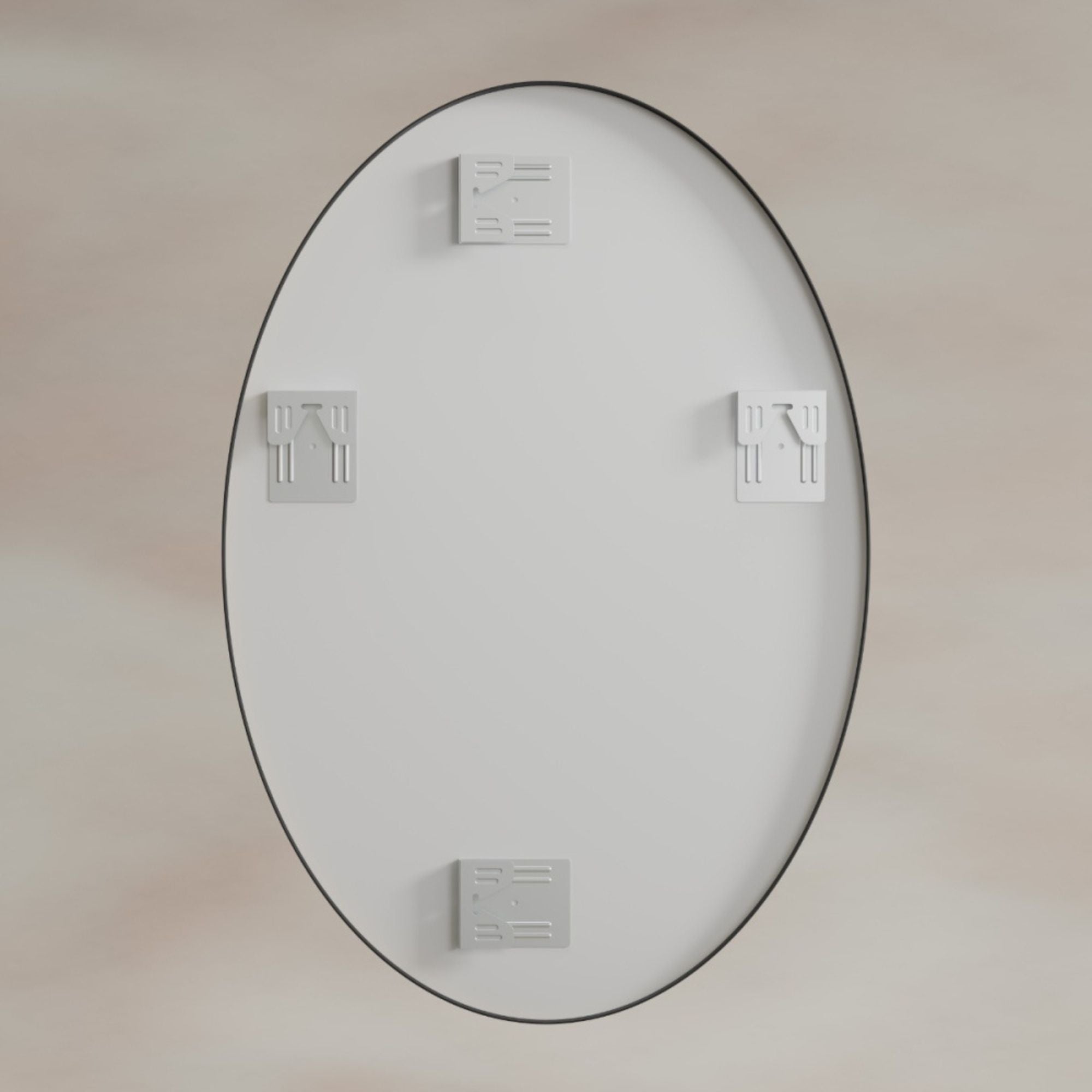 Marina Oval Bathroom Mirror Brushed Brass