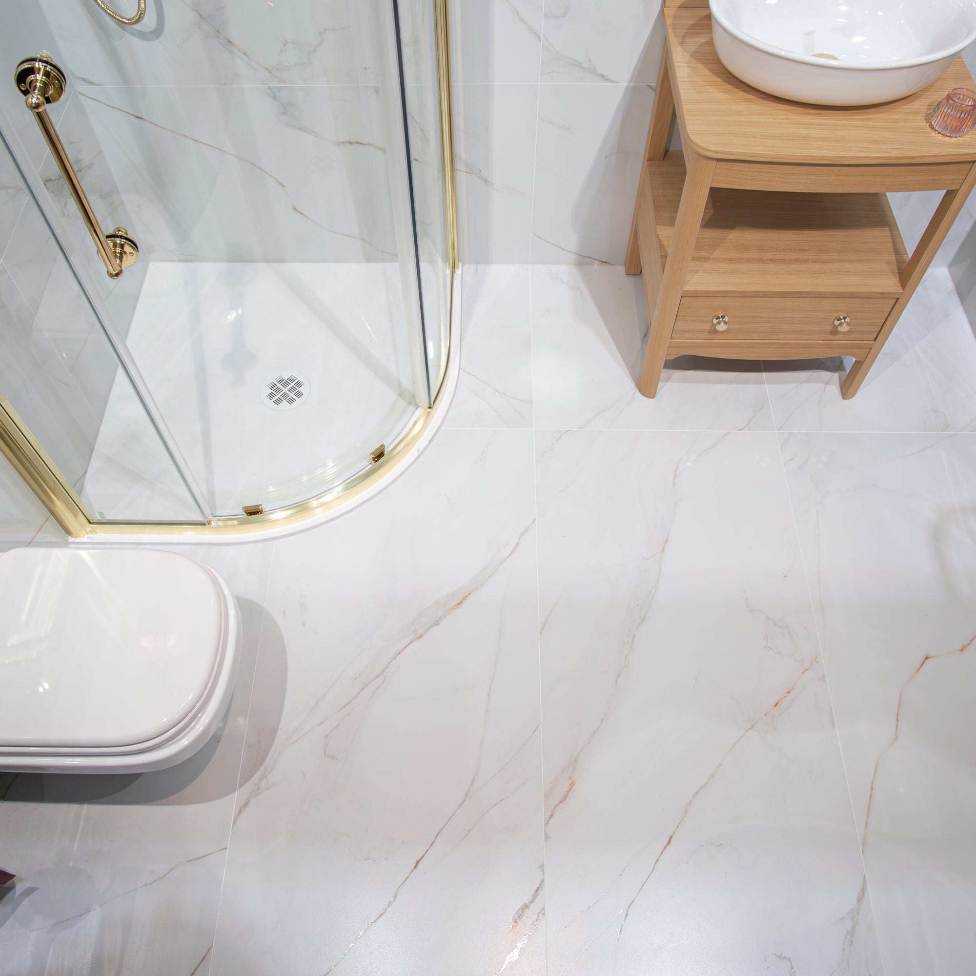 marmi oro supremo 4d marble effect porcelain tile 60x120cm matt with gold veining
