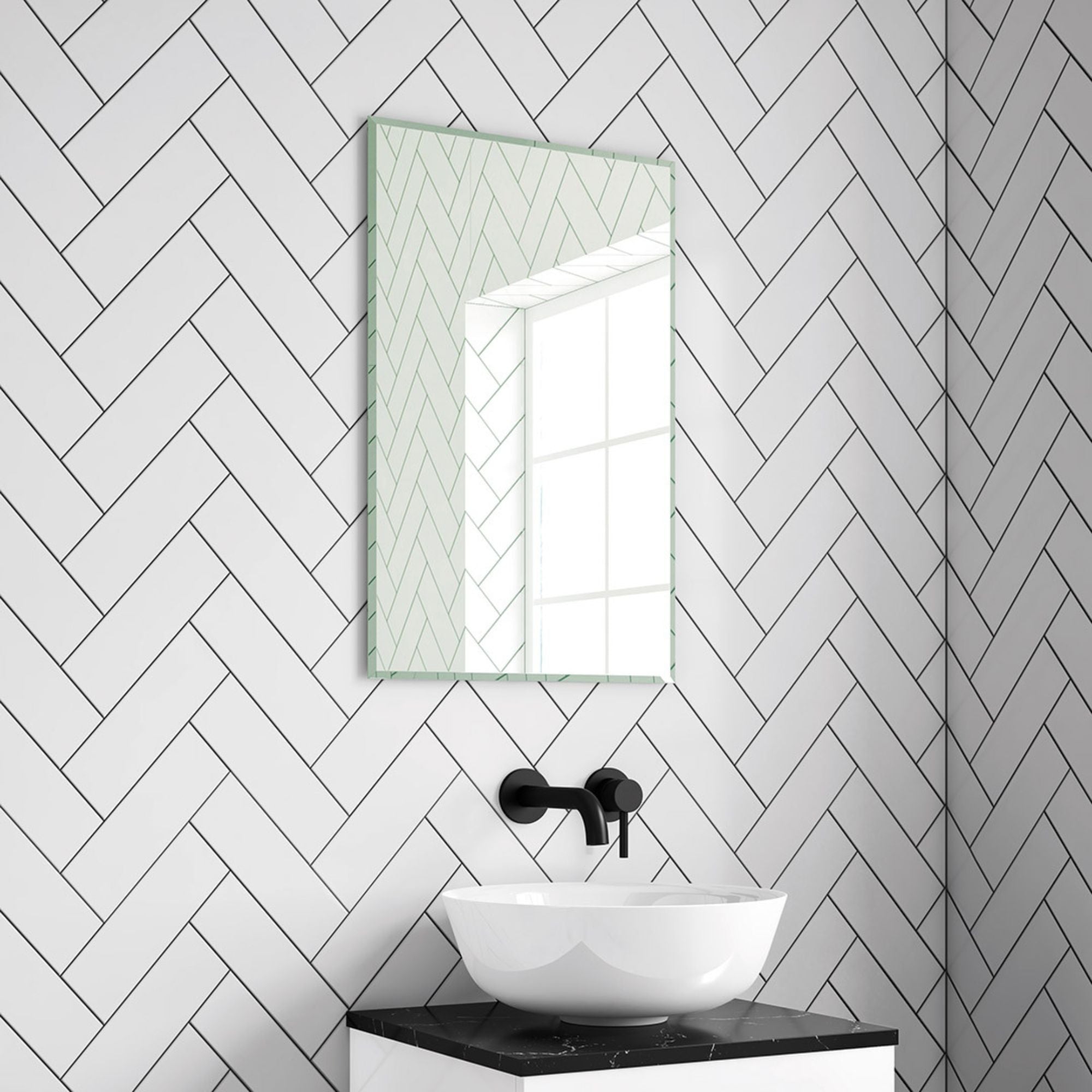 Deluxe Erin 45 Bathroom Mirror Deluxe Bathrooms