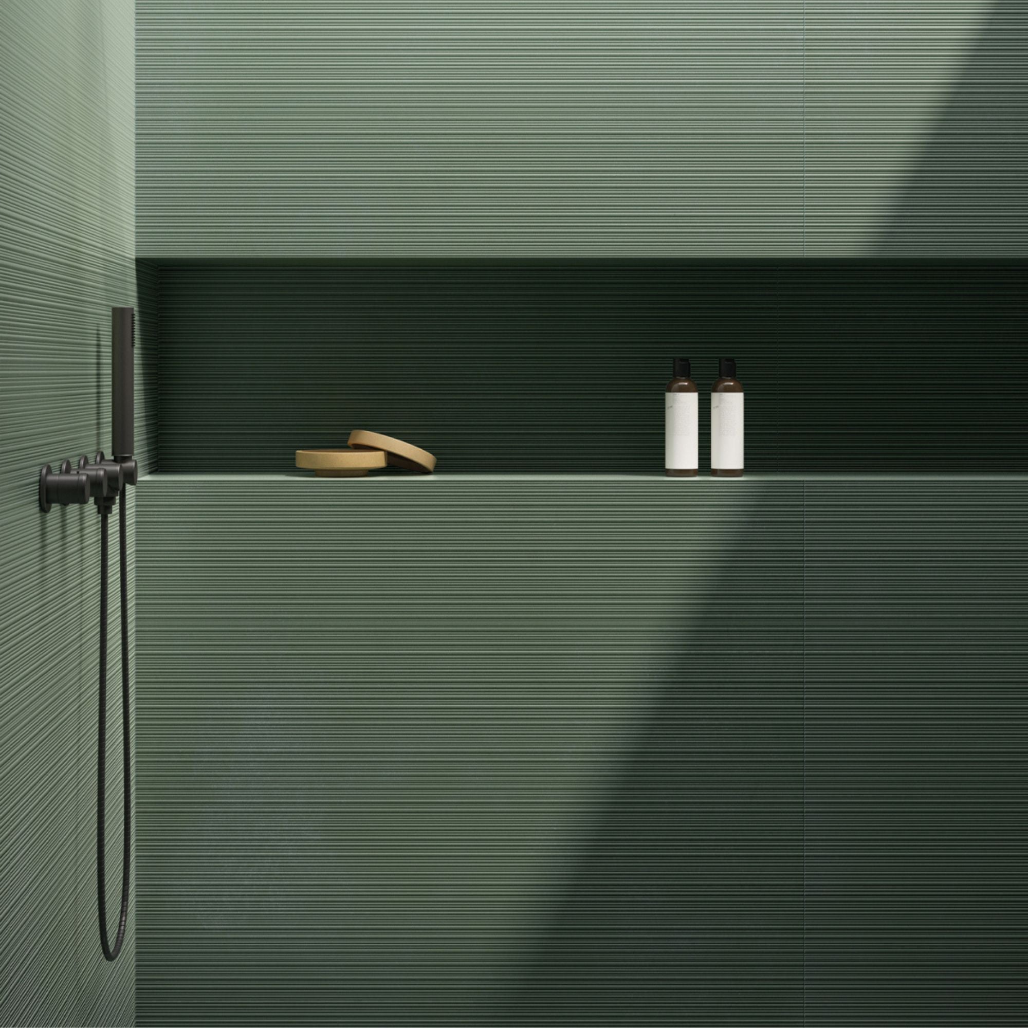 Nuances Giada Fluted Decor Porcelain Tile 60x120cm Matt