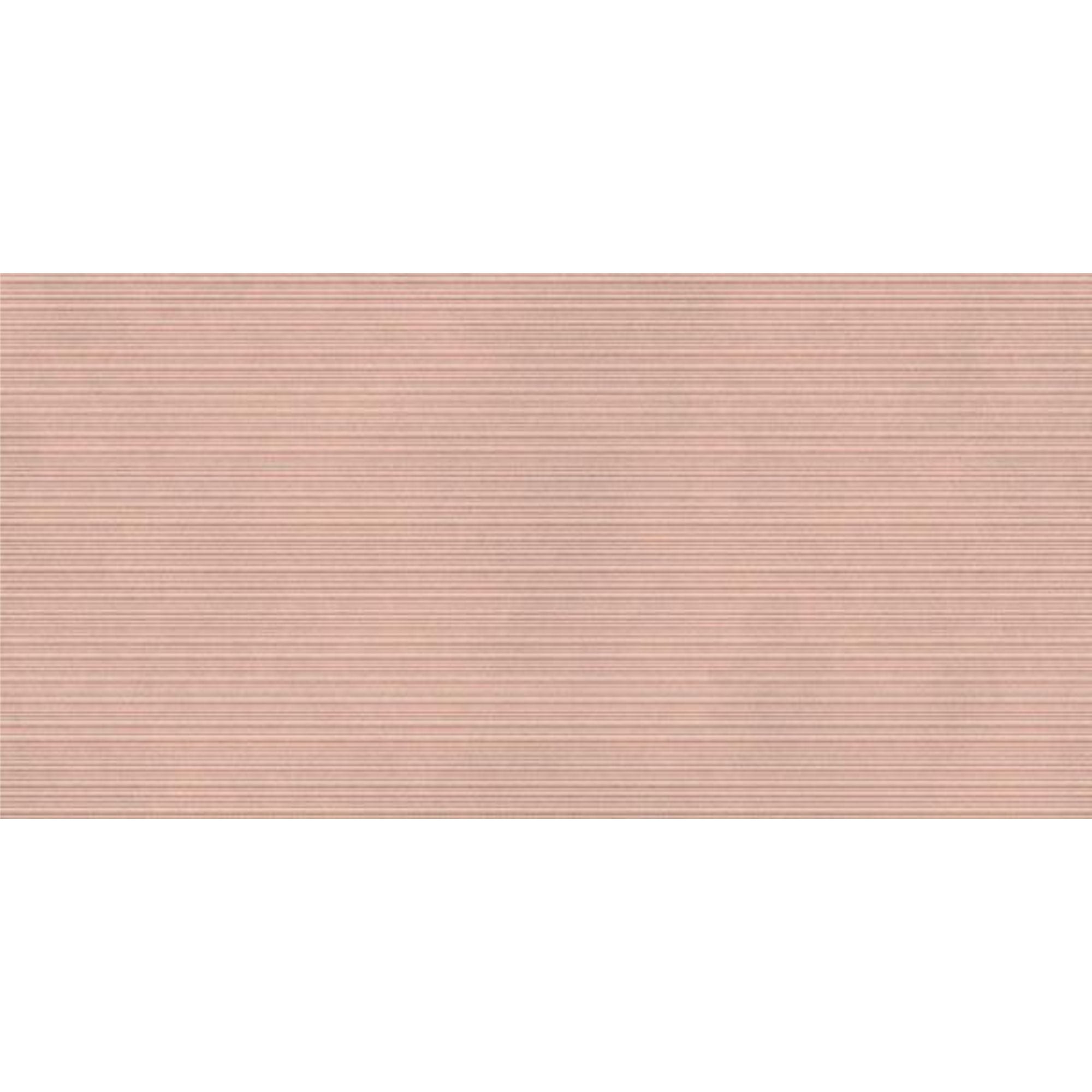 Nuances Rose Fluted Decor Porcelain Tile 60x120cm Matt