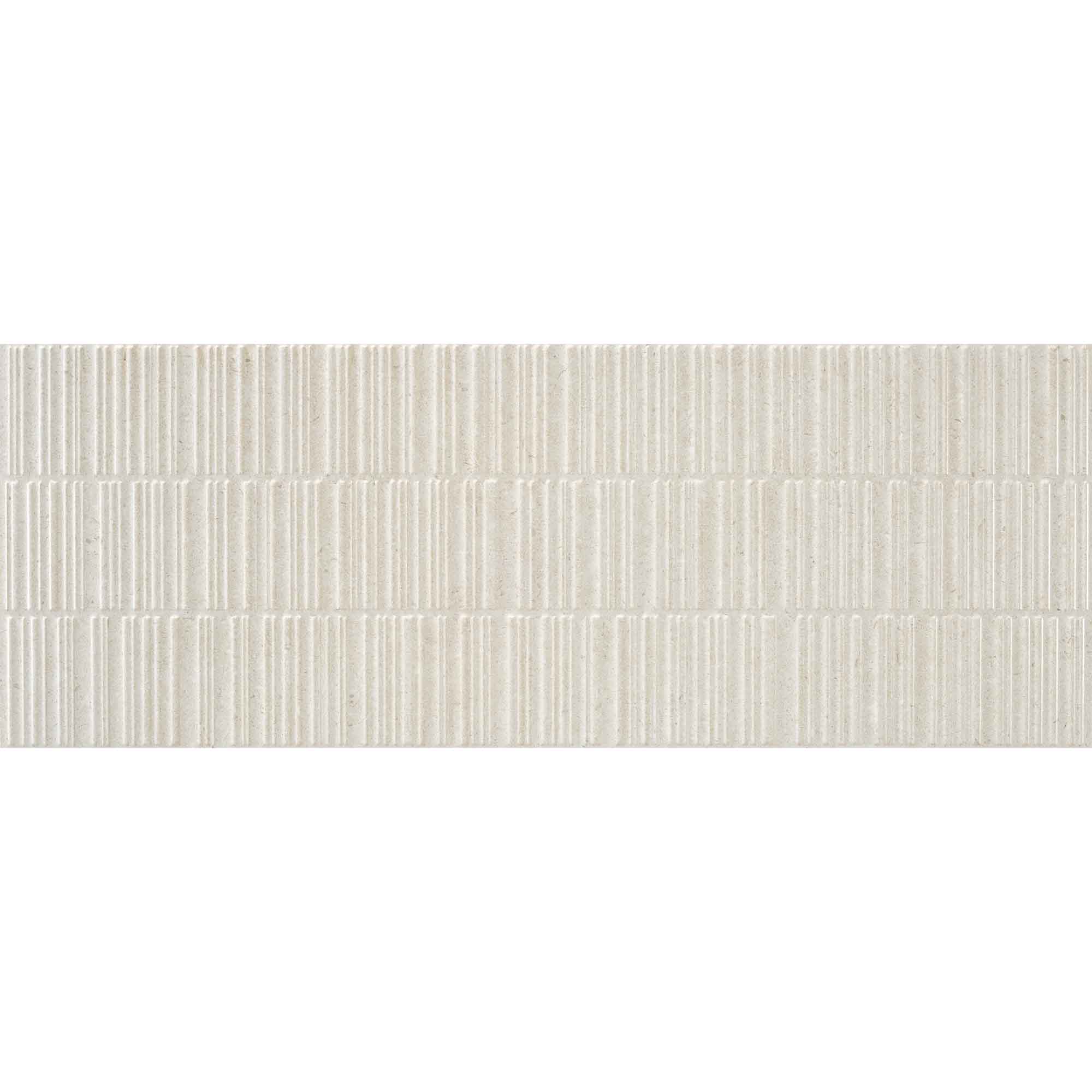 palma almond decor ceramic wall tile 33x99cm matt