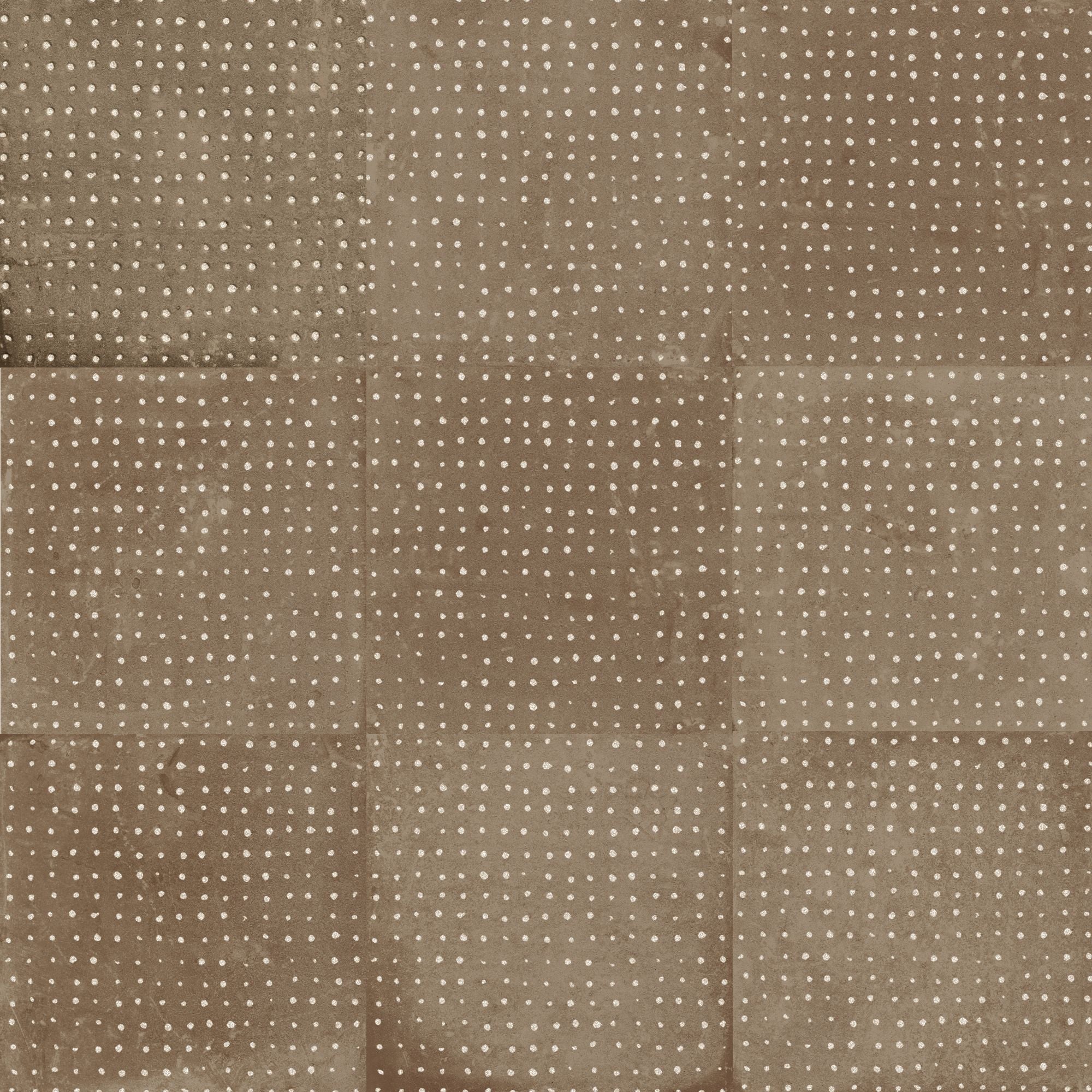 Pangea Chocolate Spot Porcelain Tile 22x22cm Matt
