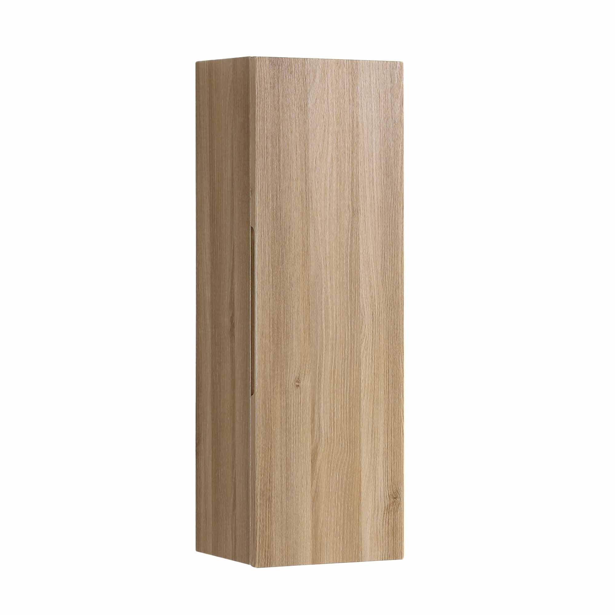 pisa wall mounted tall storage cabinet country oak
