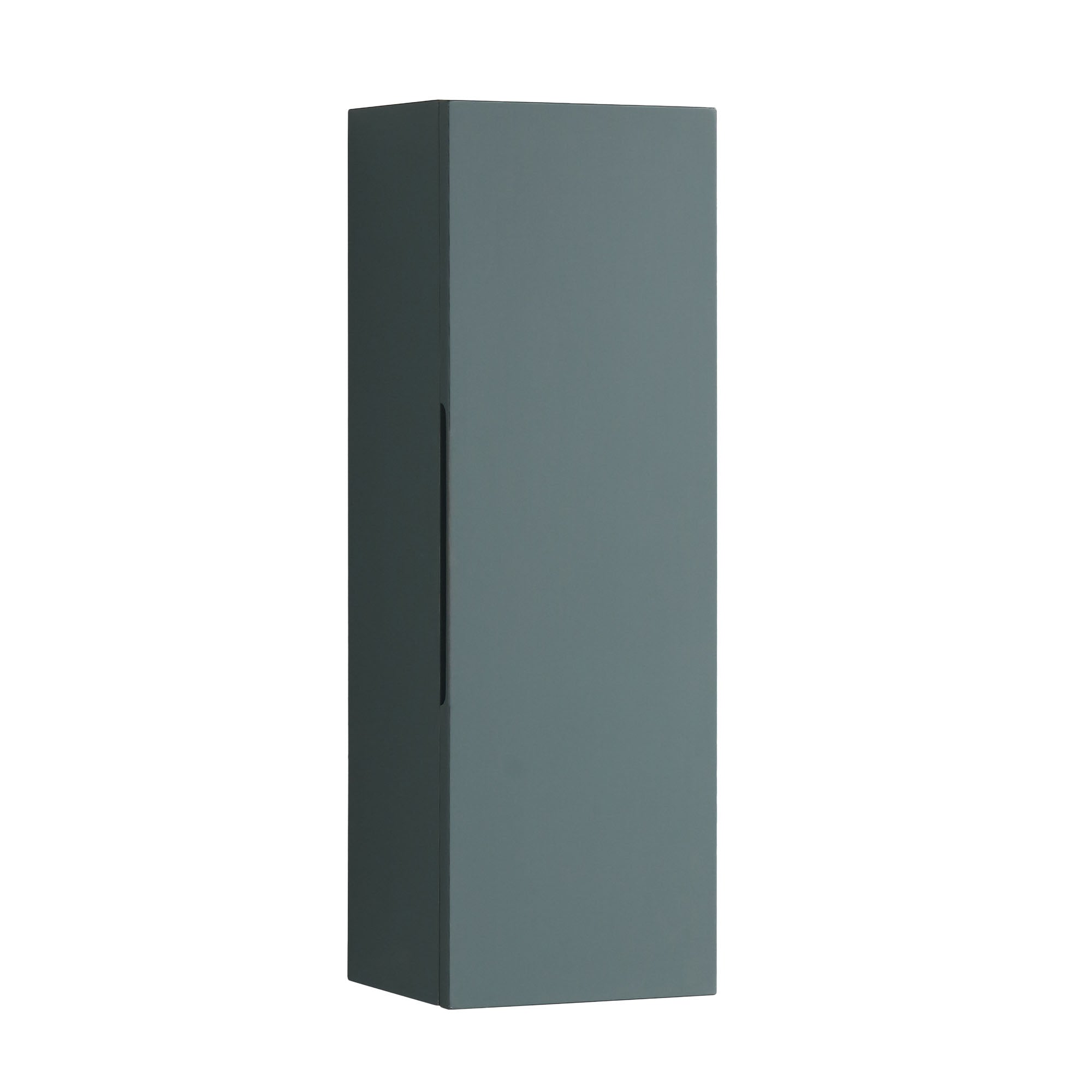 pisa wall mounted tall storage cabinet smoked sage