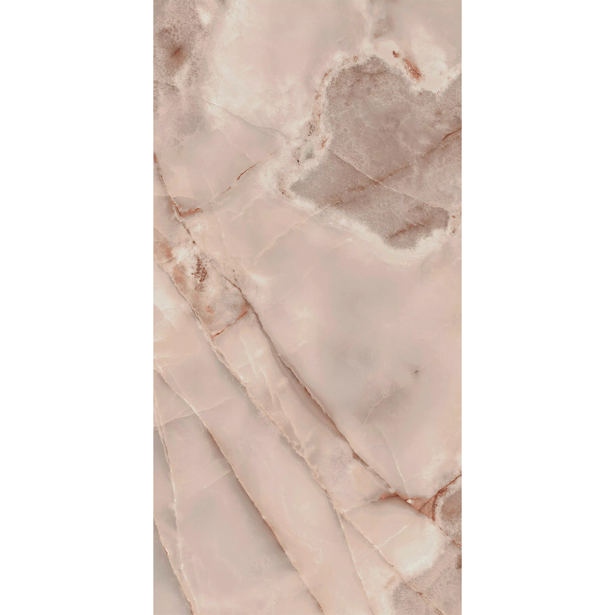 Image of a Rêves Onyx Effect Rose Tile 60x120cm Porcelain with Matt finish, supplied by Deluxe Bathrooms.