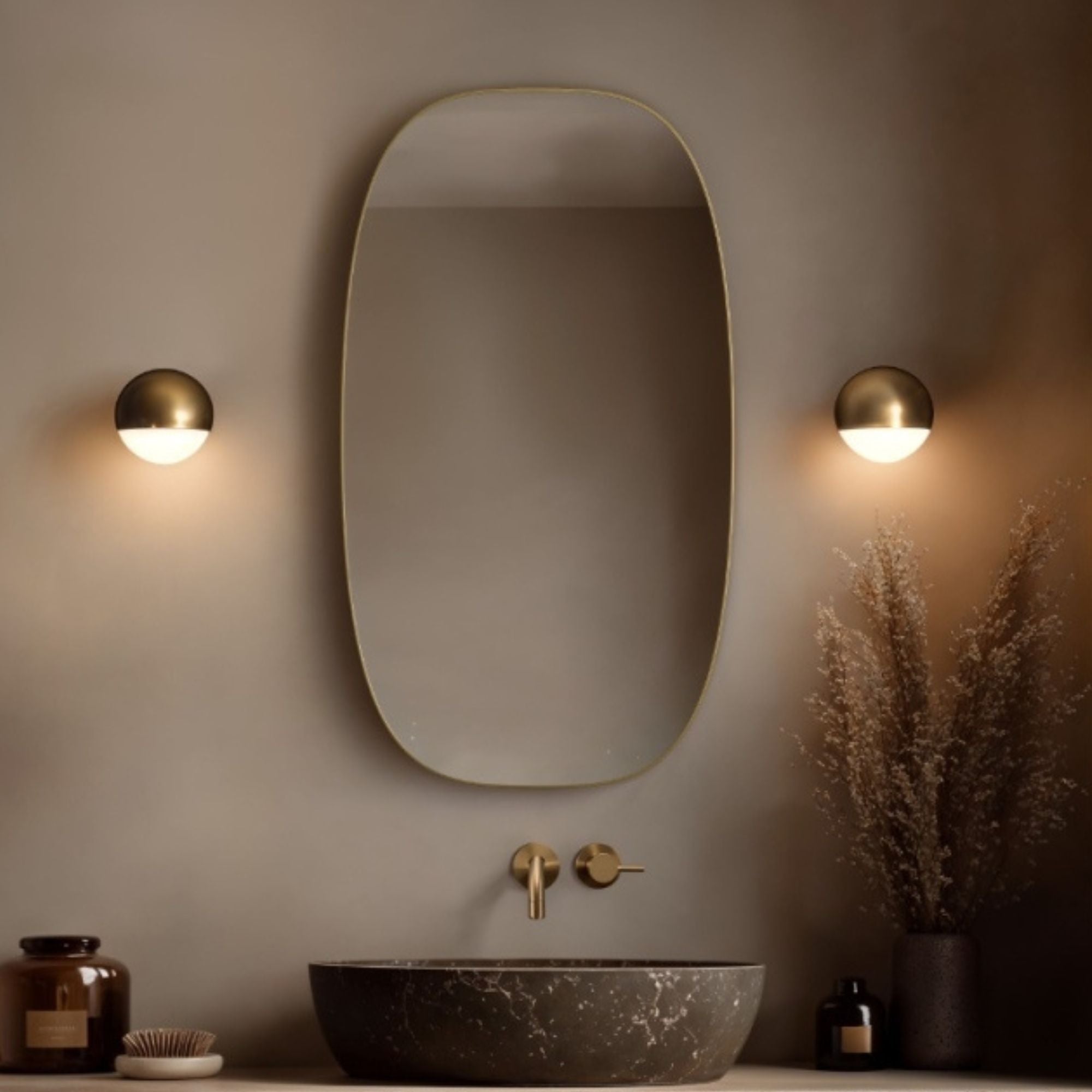Shore Barrel Bathroom Mirror