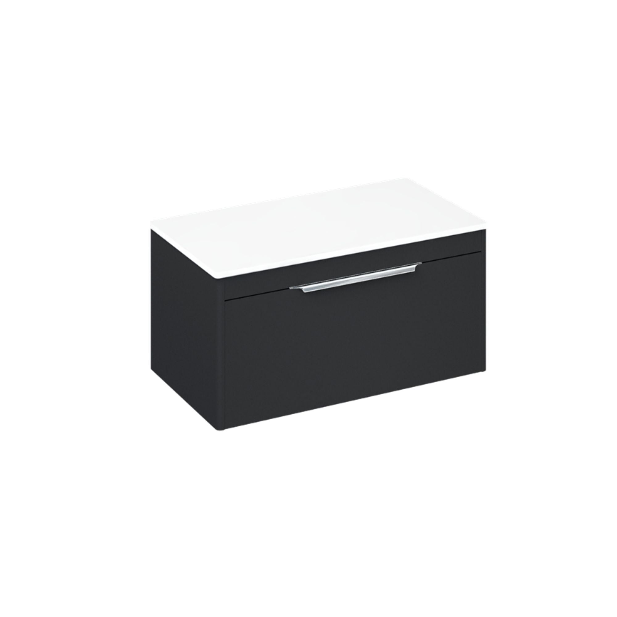 Shoreditch 850 Single Drawer Wall Hung Vanity Unit With Worktop